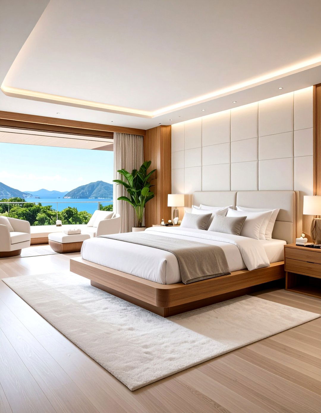 Spa Inspired Calming Yacht Bedroom - 20 yacht bedroom ideas