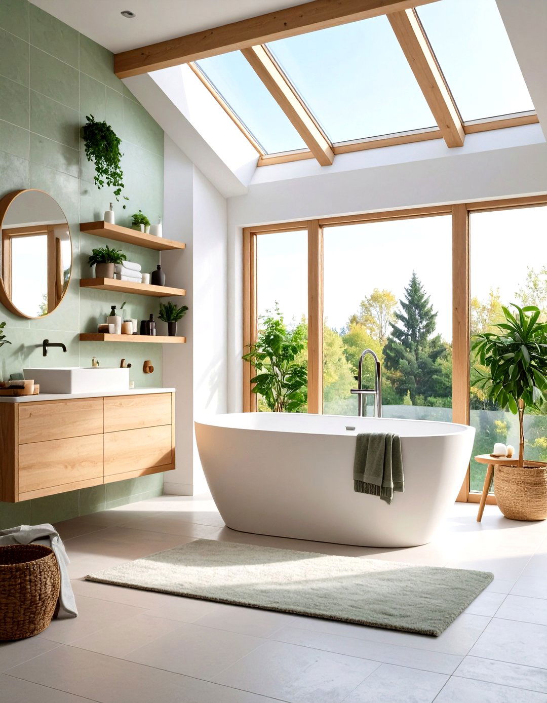 Spa Inspired Sage Green Bathroom Retreat - 20 Sage Green Bathroom Ideas