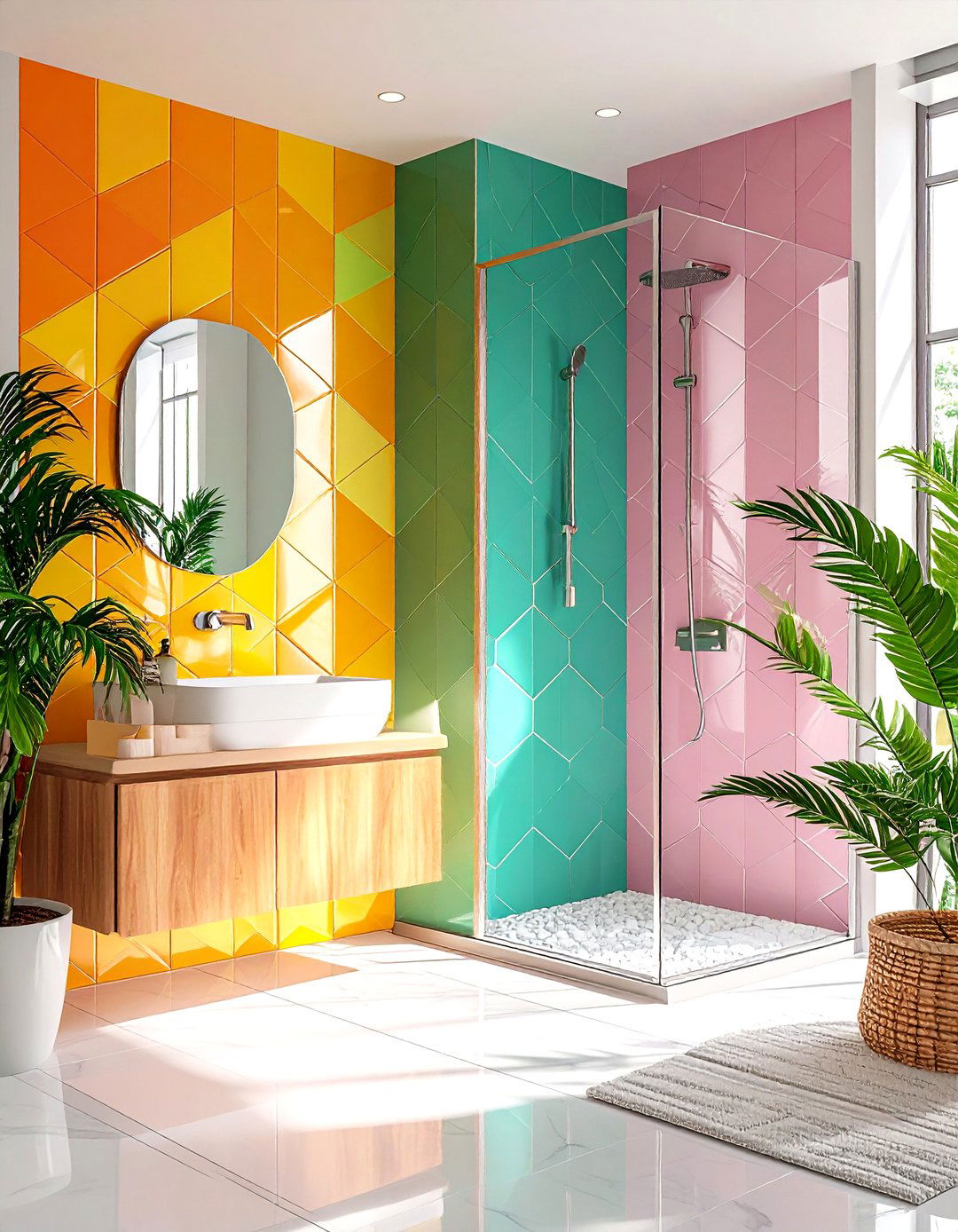 Spa Inspired Walk In Showers - 20 Teen Bathroom Ideas