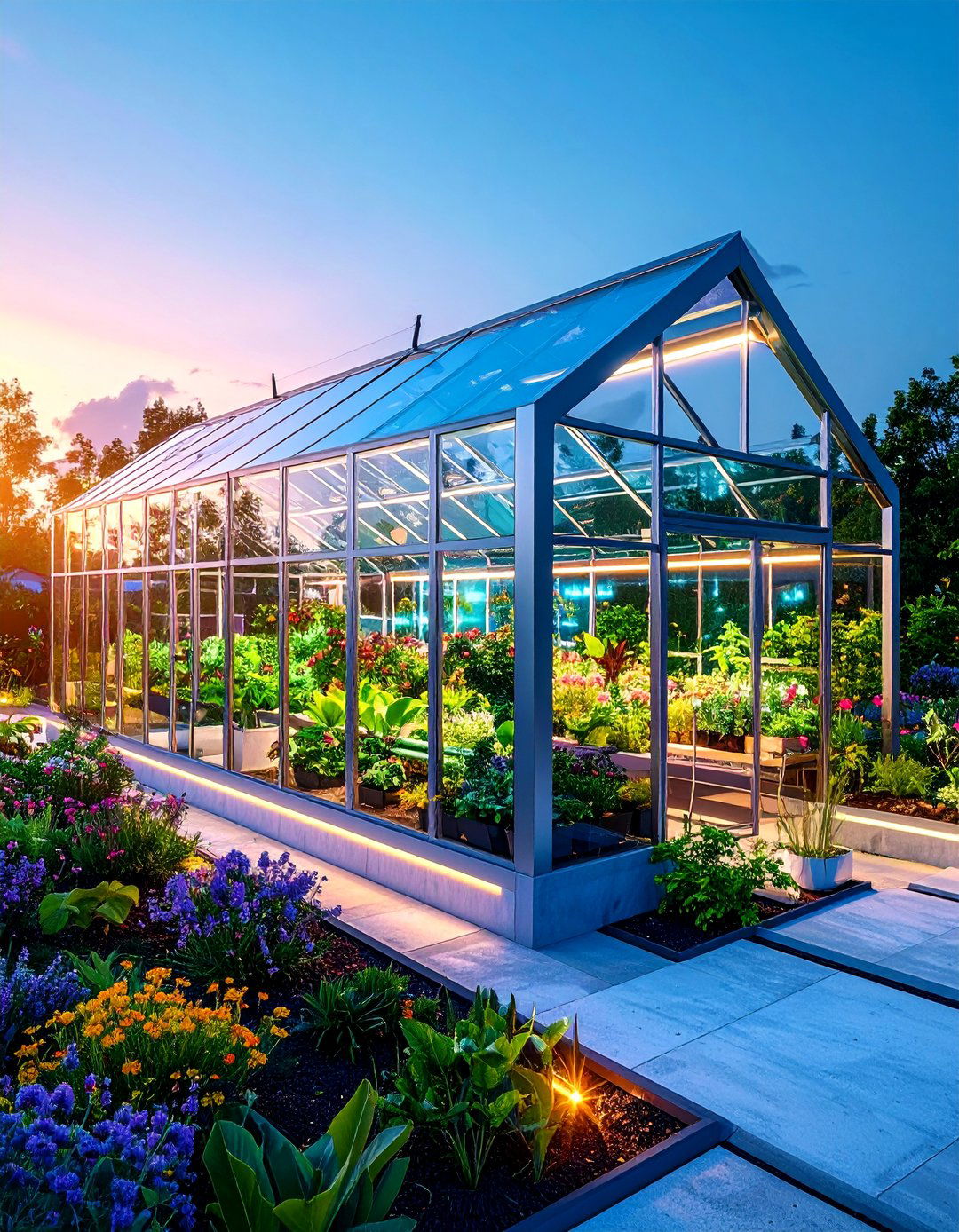 Space Age Futuristic Fantasy Greenhouse - 20 Fantasy Greenhouse Ideas