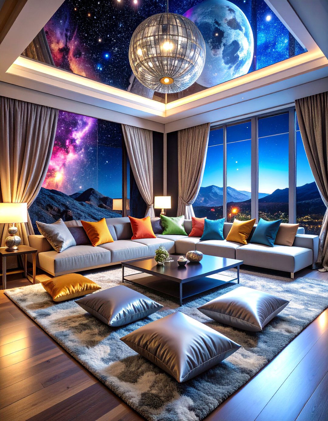Space Age Textiles and Textures - 20 Space-themed Room Ideas