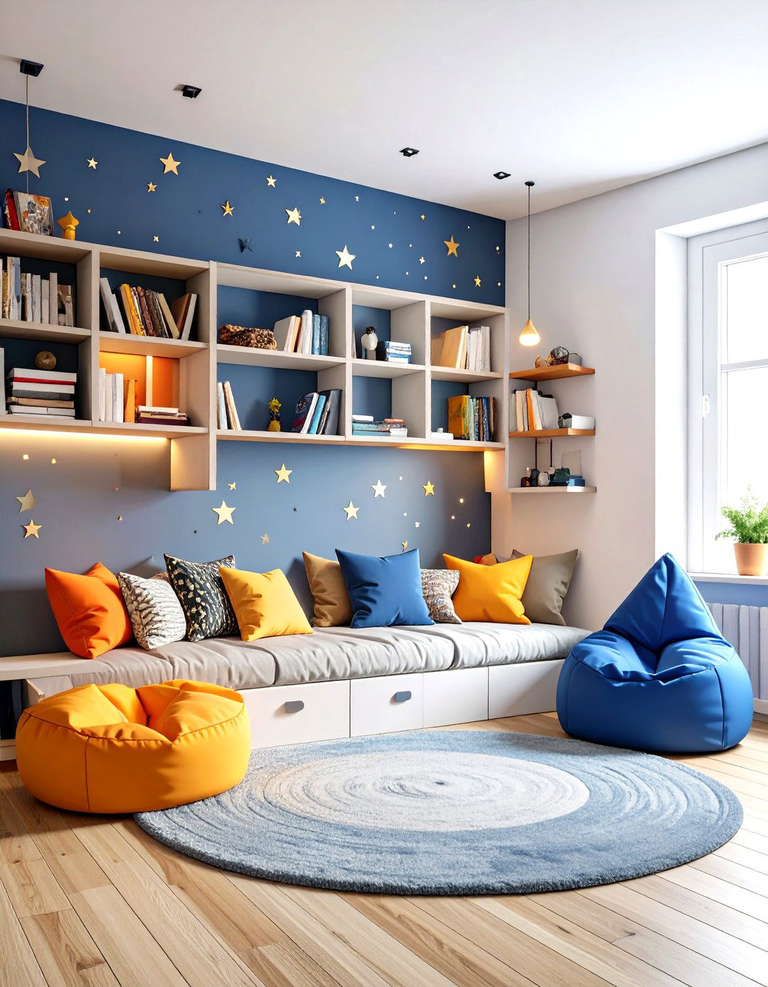 Space Station Kids Reading Nook Adventure - 20 kids reading nook ideas