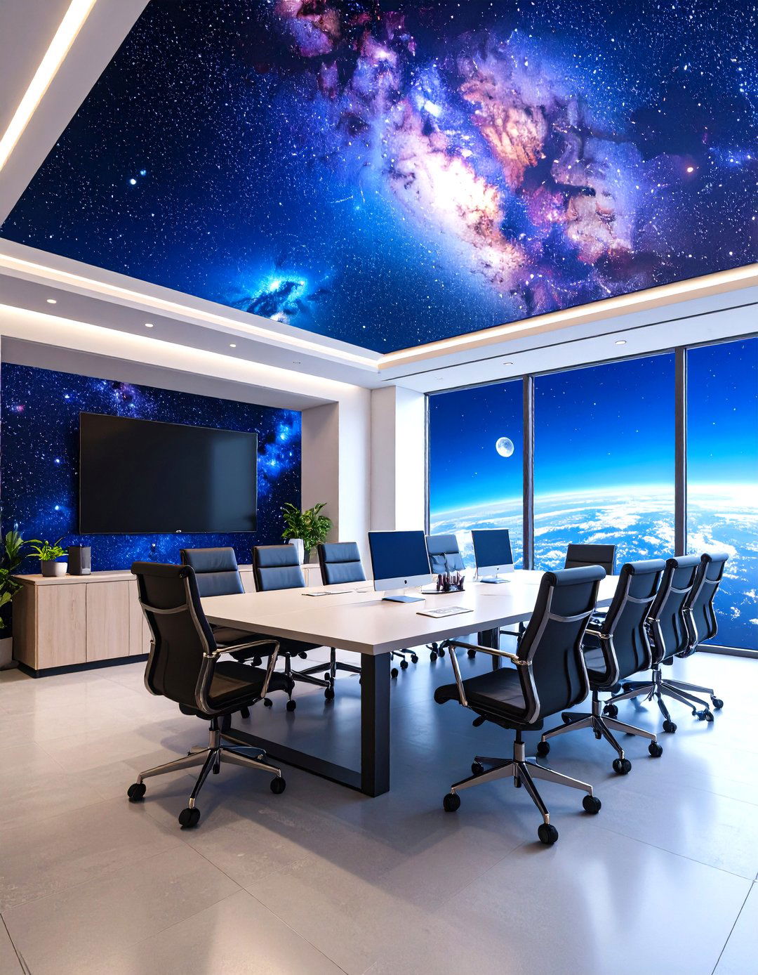 Space and Galaxy Office Wall Murals - 20 Office Wall Murals