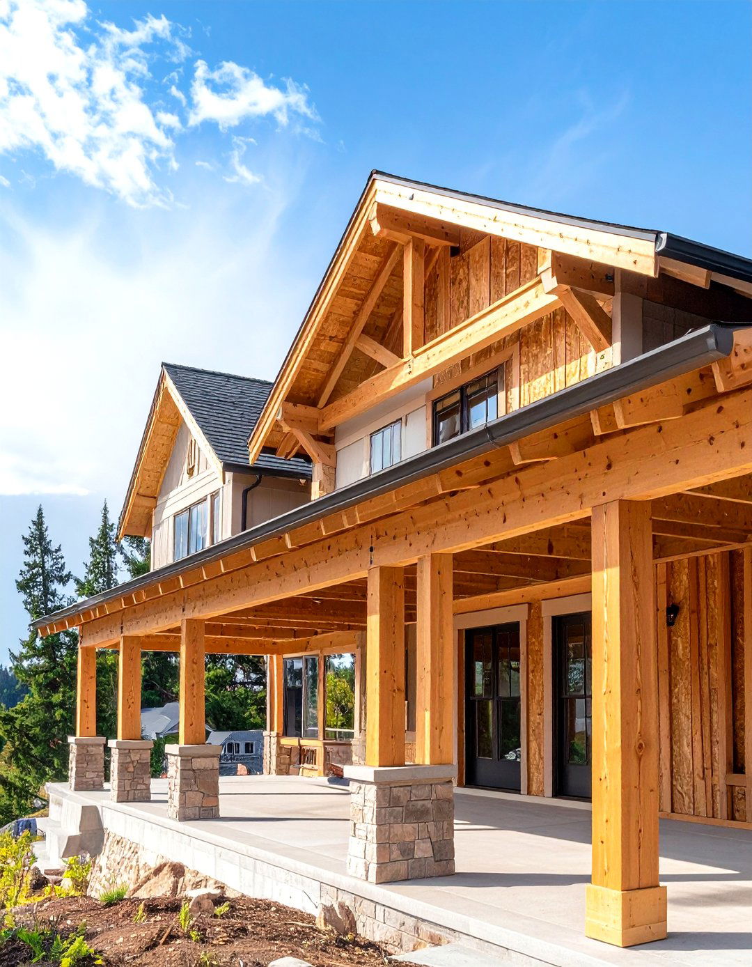 Spanish Bungalow Exterior Deep Timber Rafters - 20 spanish bungalow exterior ideas