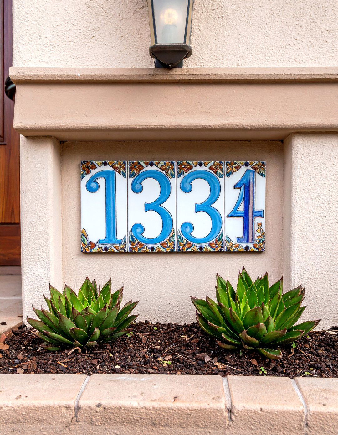Spanish Bungalow Exterior Mosaic Address Numbers - 20 spanish bungalow exterior ideas