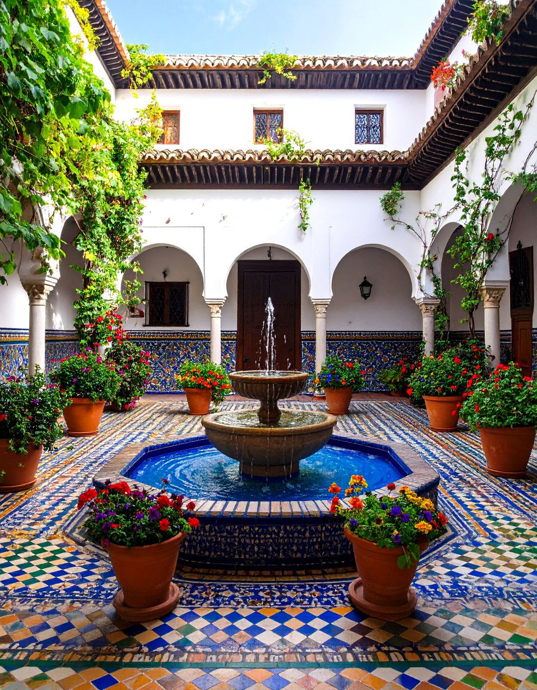 Spanish Colonial Courtyard Style - 20 Courtyard Ideas