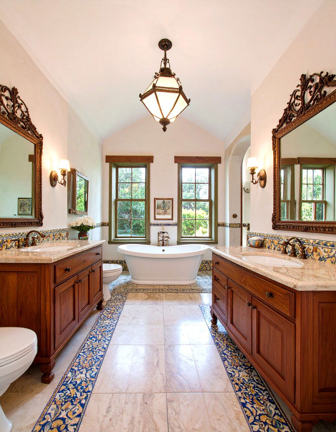 Spanish Colonial Western Bathroom - 20 Western Bathroom Ideas