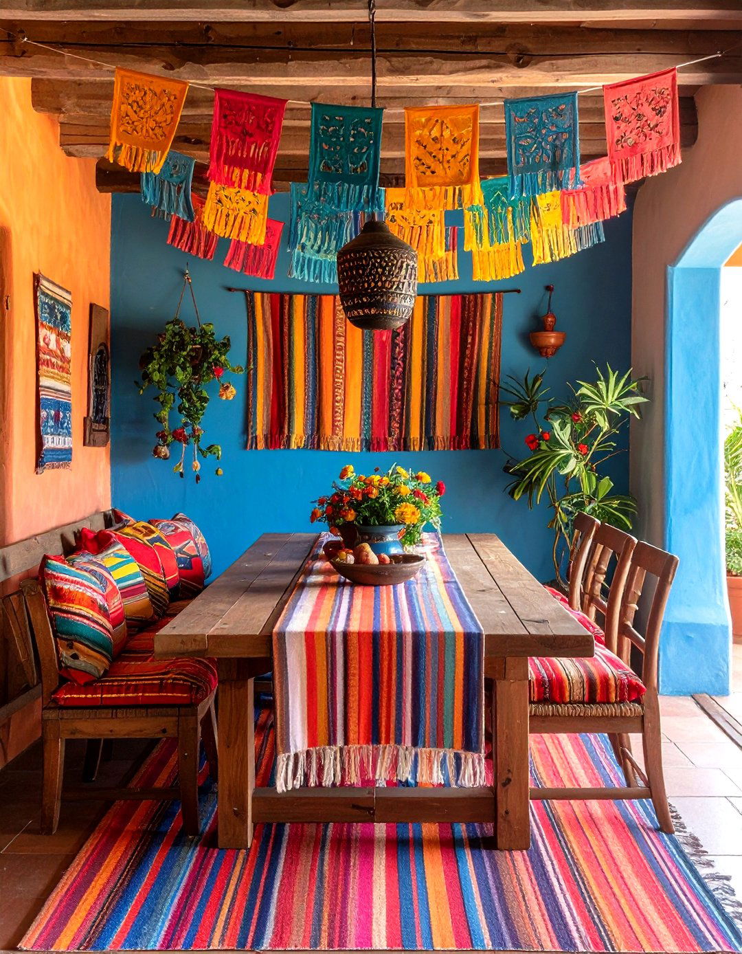 Spanish Dining Room Benches and Built In Bancos - 20 spanish style dining room ideas