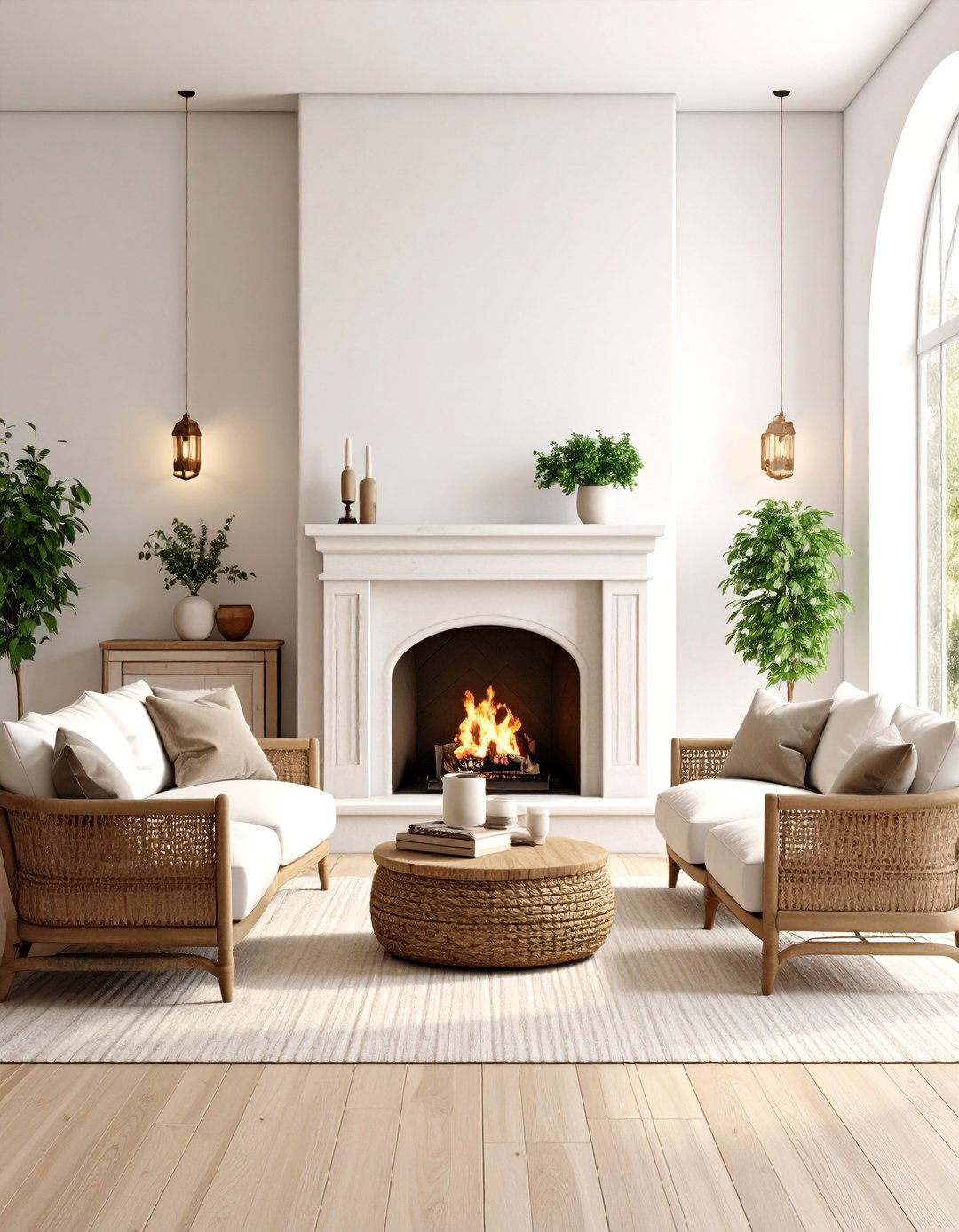 Spanish Interior Design Whitewashed Plaster Fireplaces - 20 spanish interior design ideas