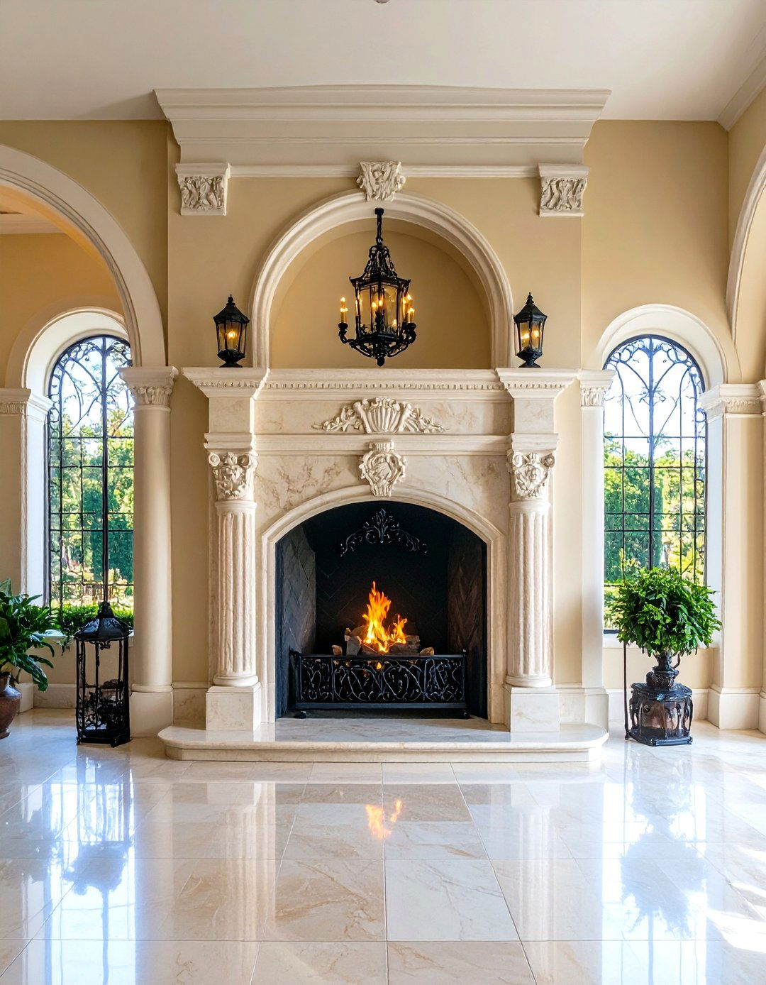 Spanish Villa Fireplace - 20 Spanish Style Fireplace Ideas