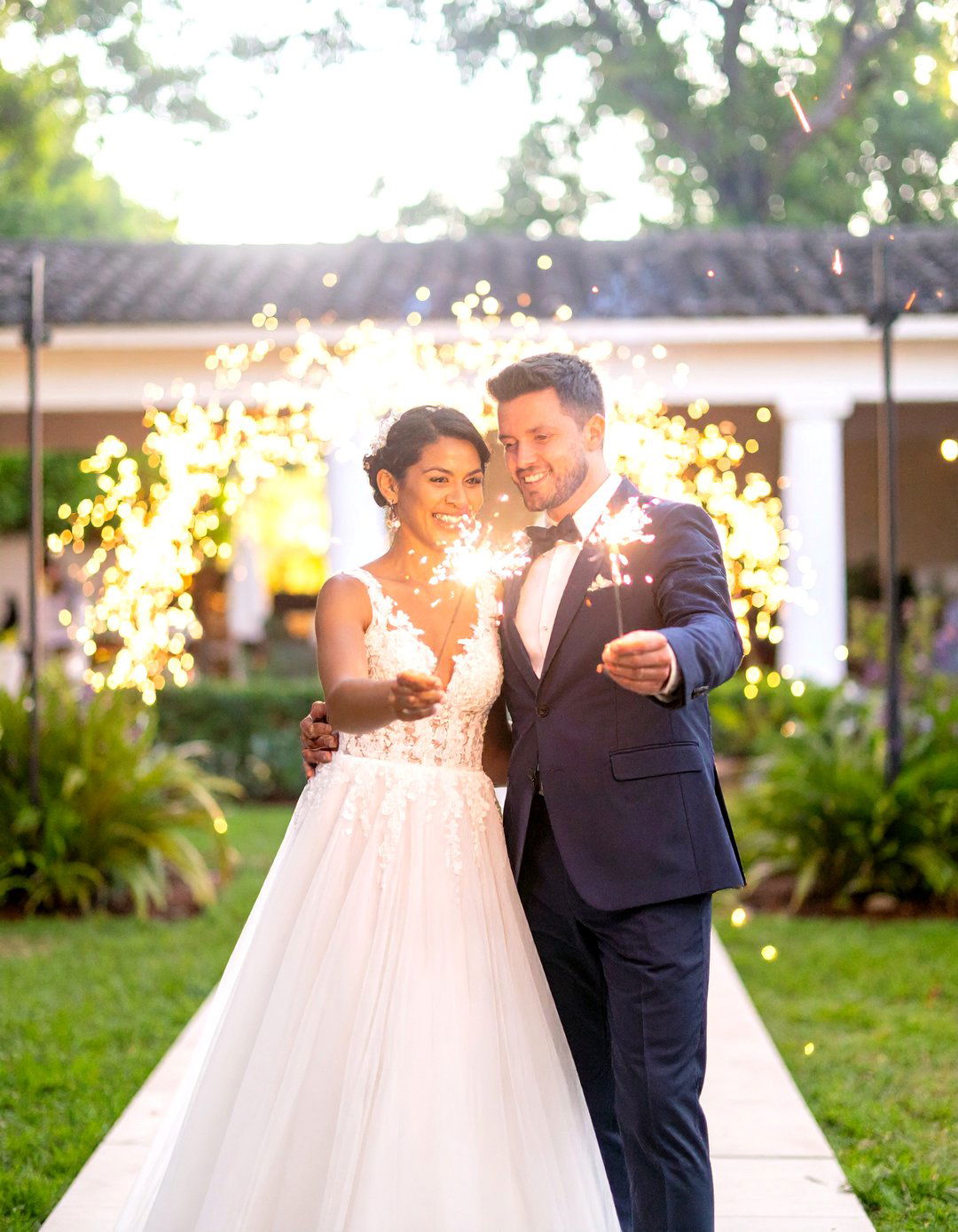 Sparkler Wedding Send off Tunnel - 20 Wedding Send-off Ideas