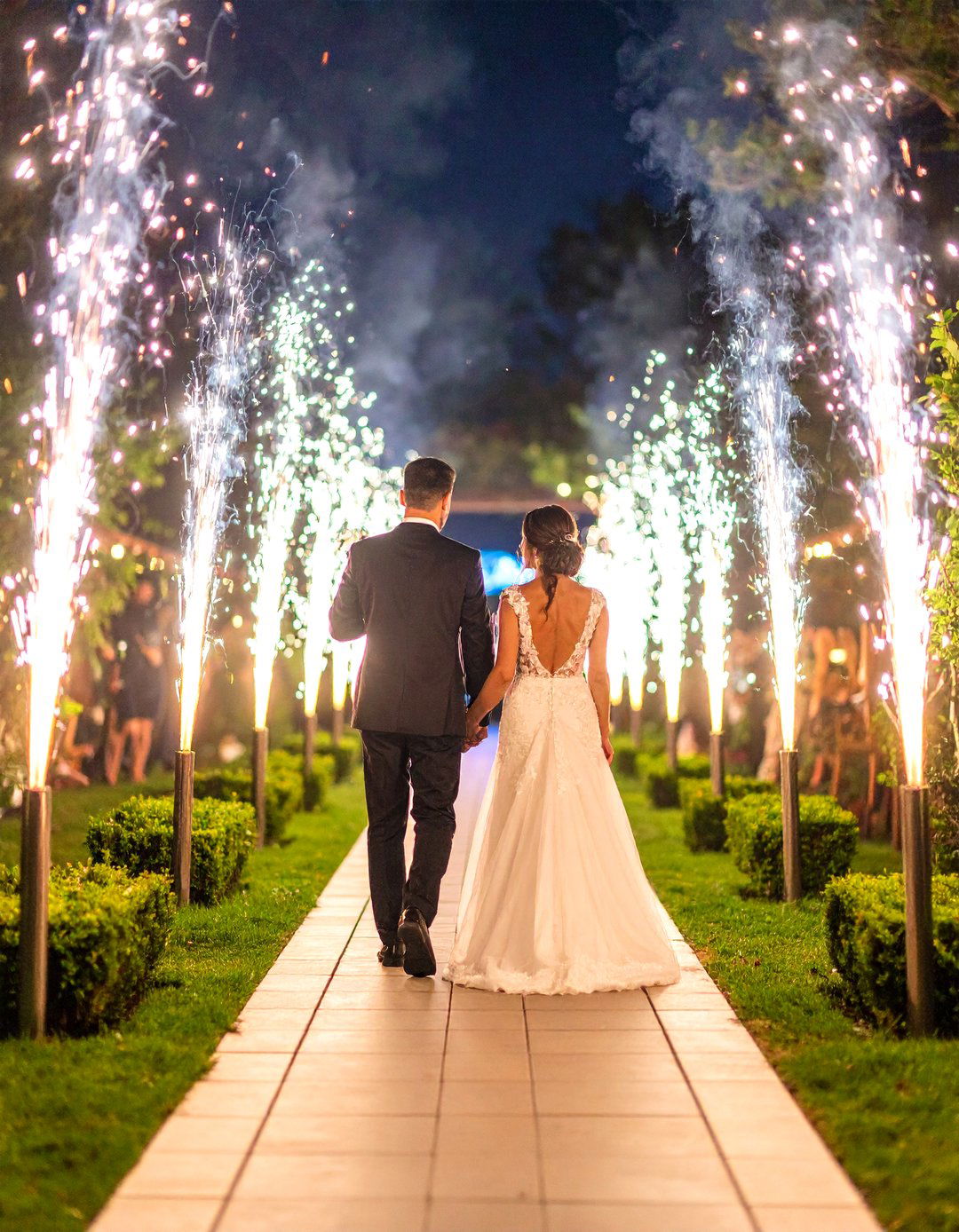 Sparkler or Firework Send Off Finale - 20 Fairytale Wedding Ideas
