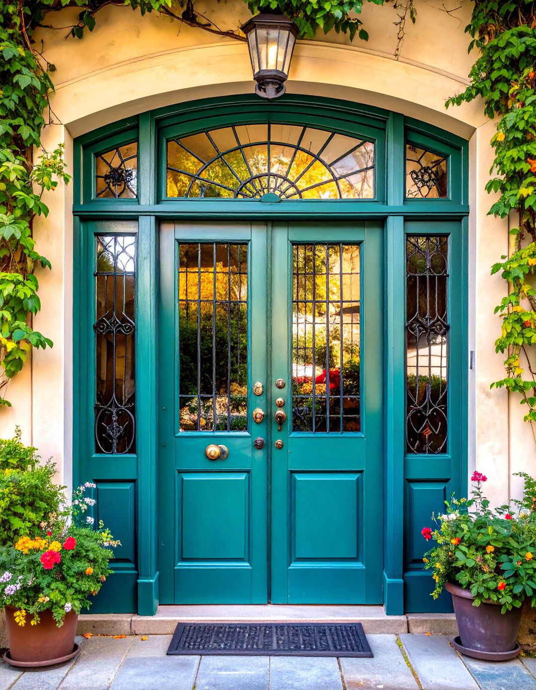 Speakeasy Grilles Offer Peek Through Privacy - 20 Front Door Privacy Ideas