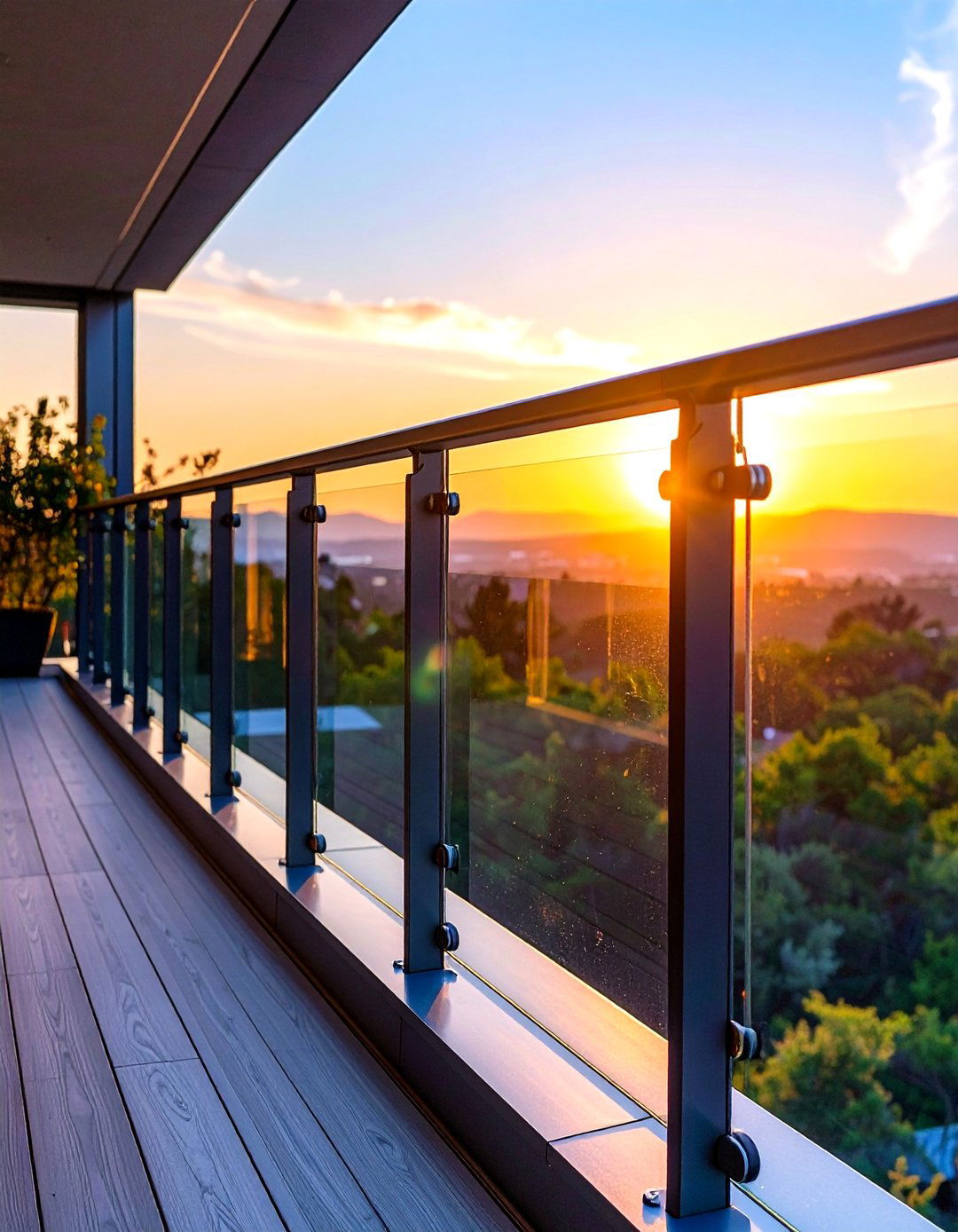 Spigot Glass Balcony Railing Systems - 20 Balcony Railing Design Ideas