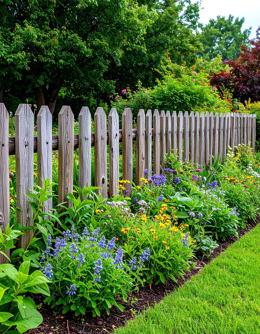 Split Rail Fence - 20 Small Garden Fence Ideas