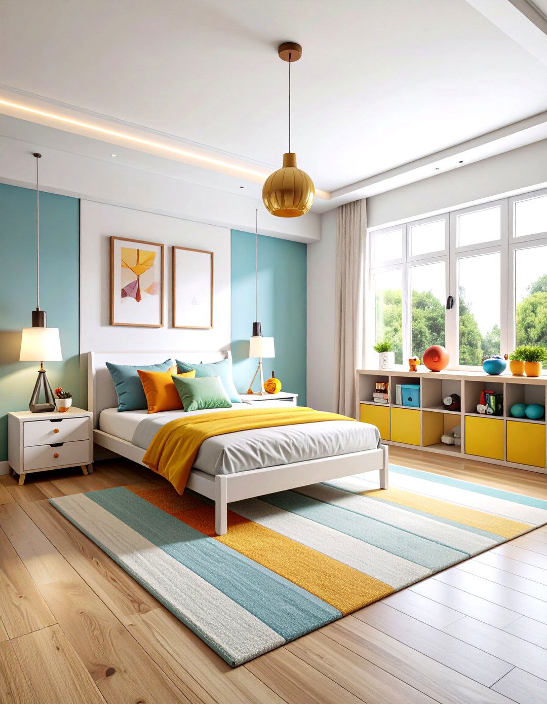 Sports Arena Kids Room Championship - 20 Kids Room Ideas