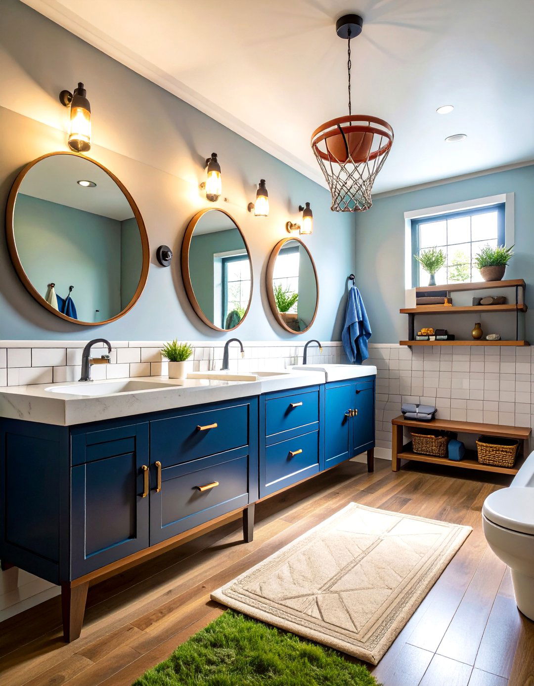 Sports Champion Kids Bathroom Arena - 20 Kids Bathroom Ideas