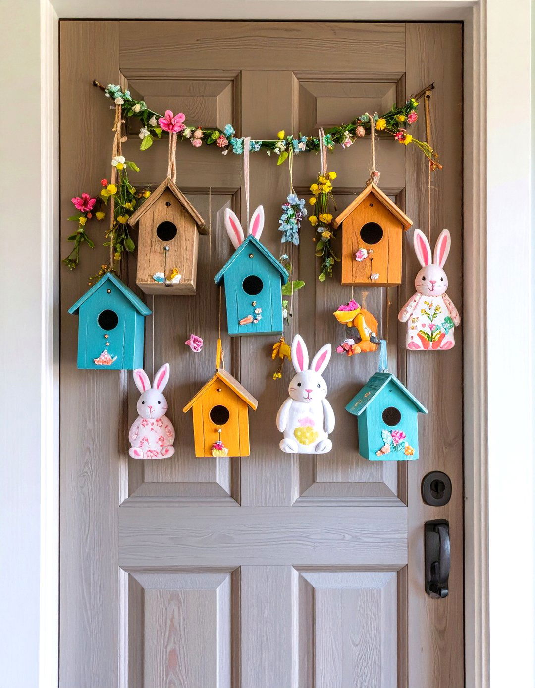 Spring Door Decor - 20 Spring Decor Ideas