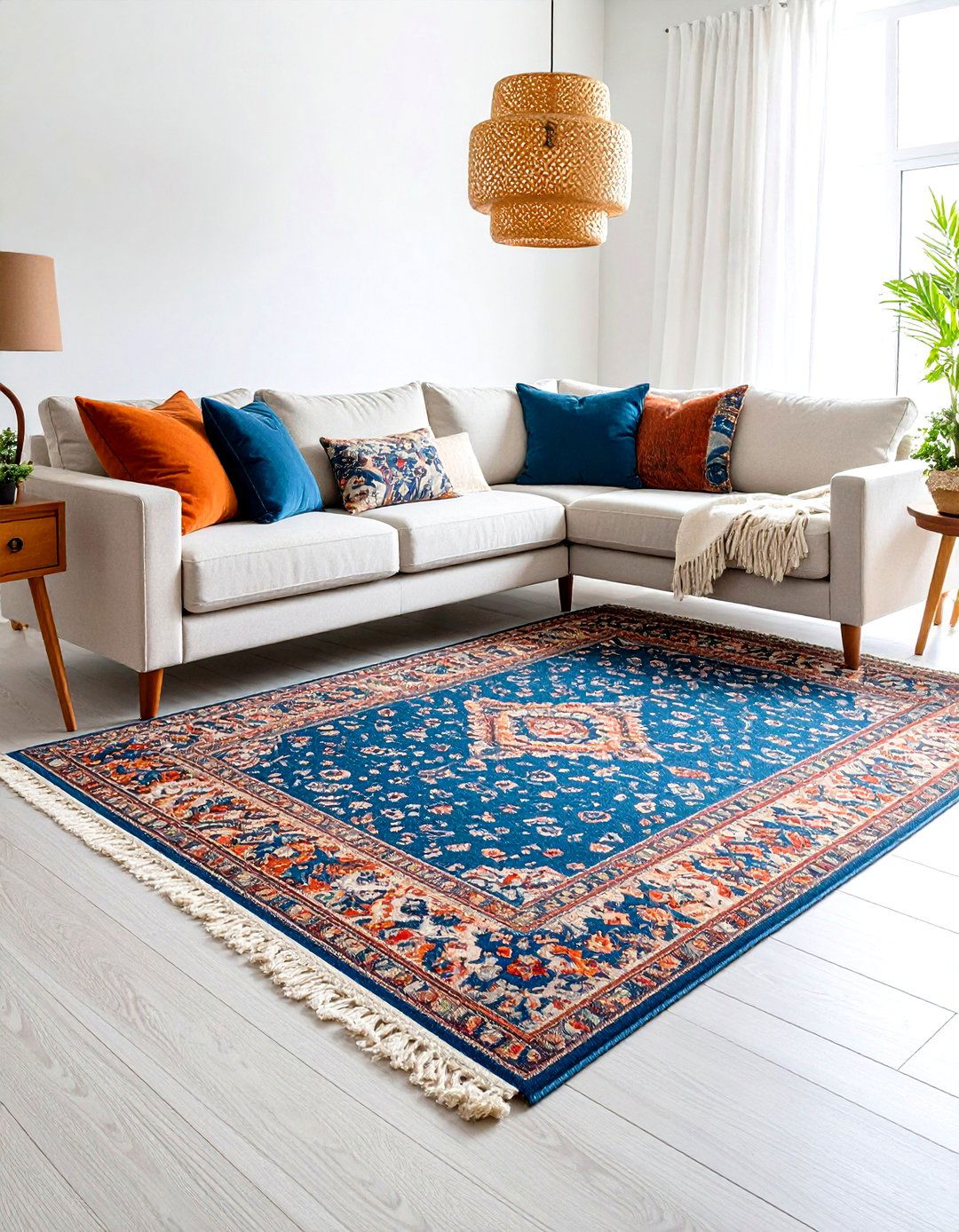 Sprinkle Global Accents for Wanderlust Vibes - 20 Eclectic Living Room Ideas