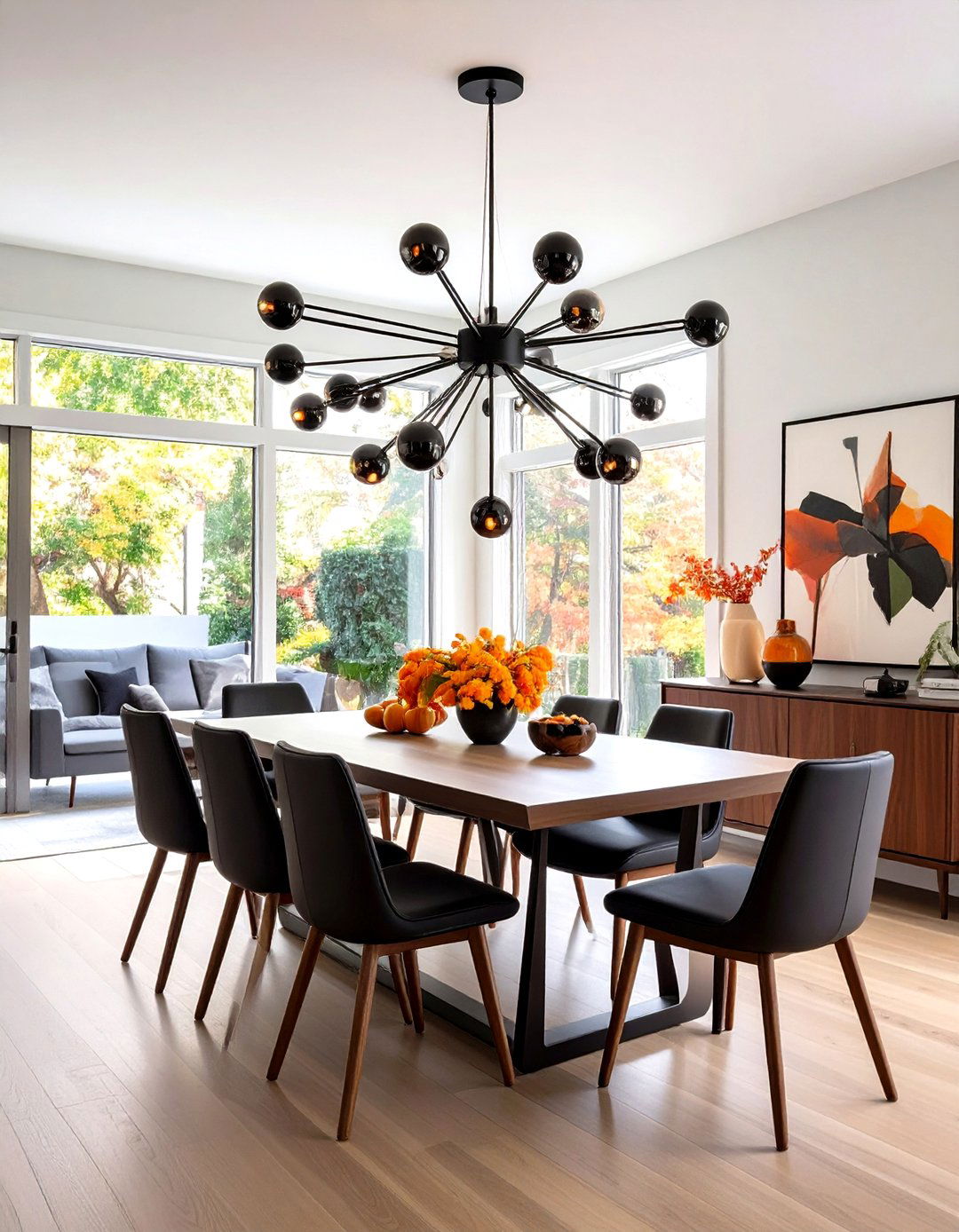 Sputnik Chandeliers - 20 Small Dining Room Lighting Ideas