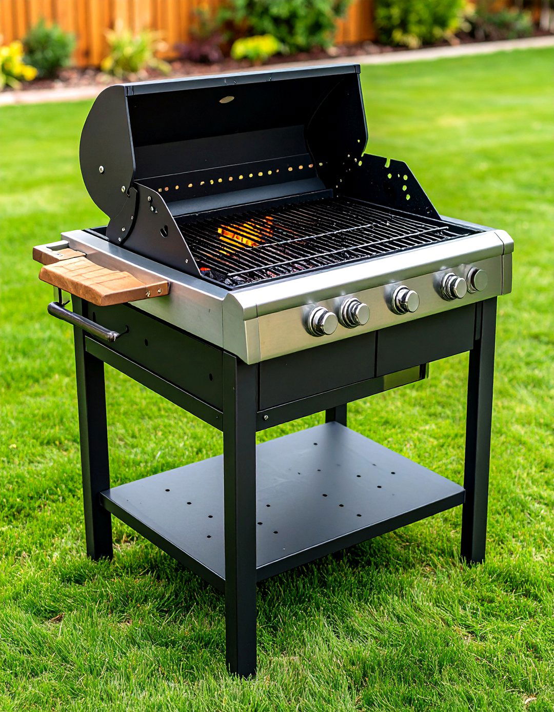 Square Fire Pit with Cooking Grate - 20 Square Fire Pit Ideas