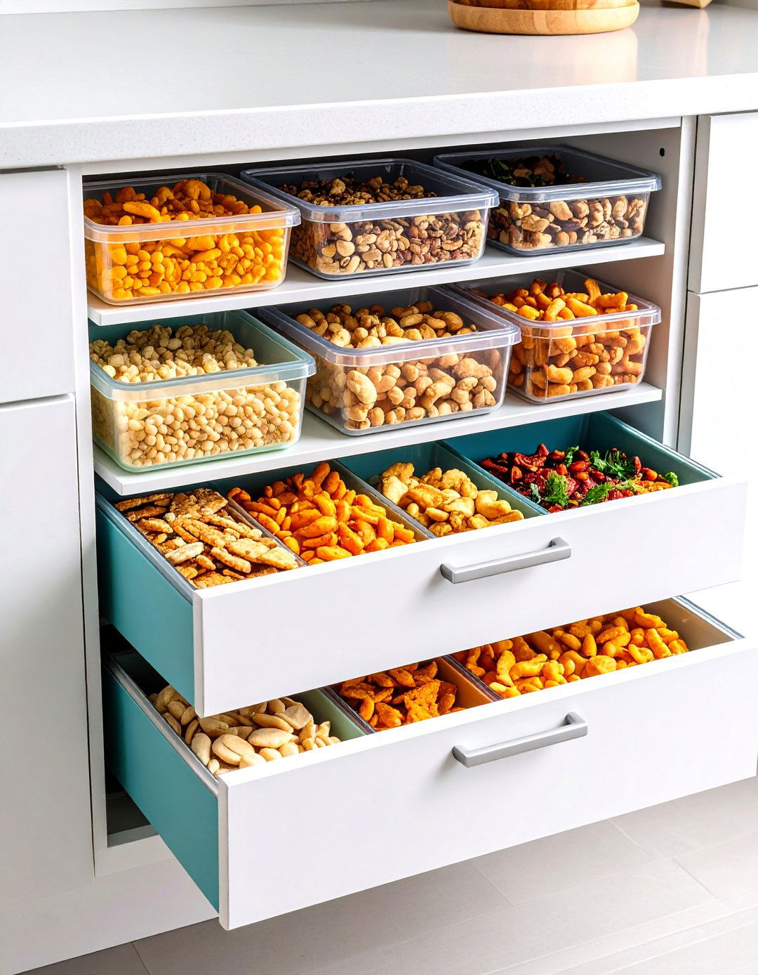 Stackable Drawer Organizers - 20 Snack Storage Ideas