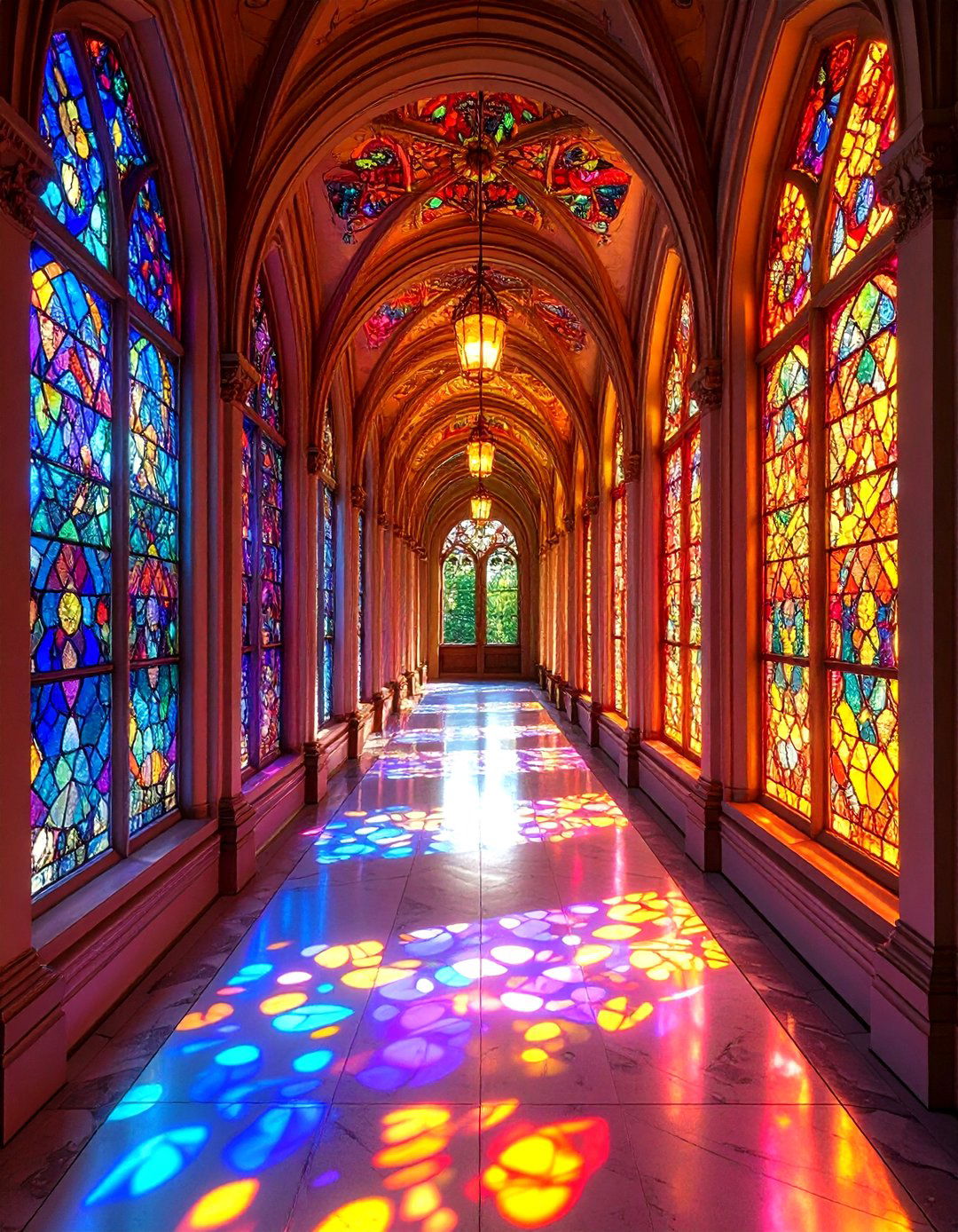 Stained Glass Windows - 20 Victorian Hallway Ideas