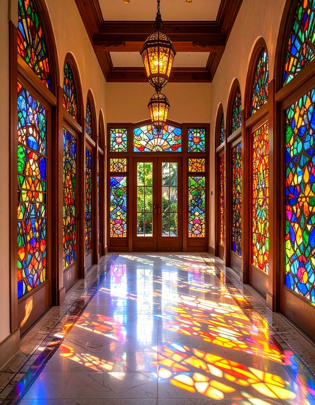 Stained Glass Windows - 20 Vintage Decor Ideas