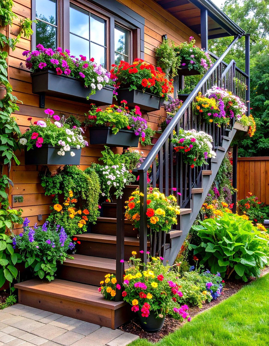 Staircase Planter Walls - 20 Tiered Garden Ideas