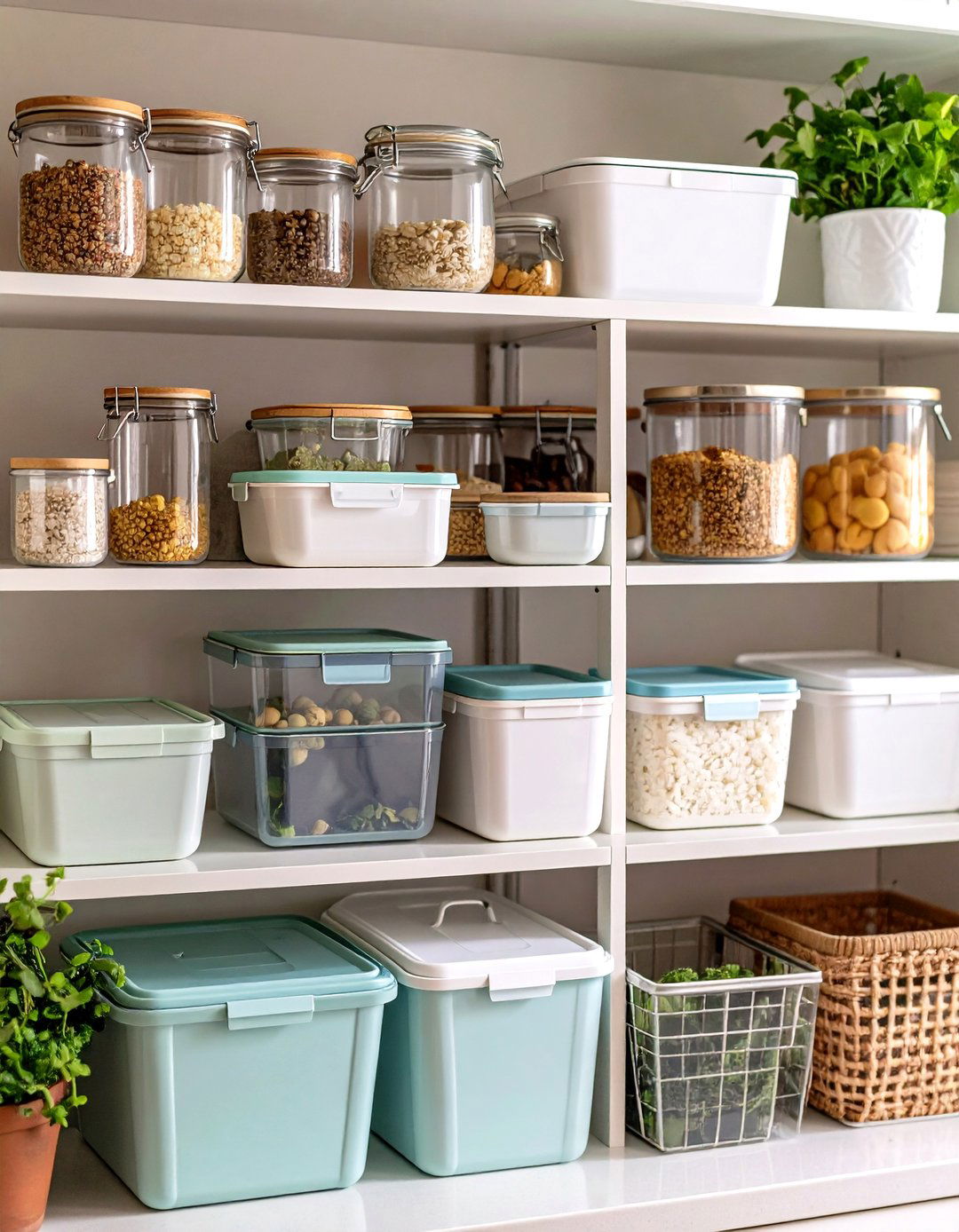 Standardize on Uniform Container Sets - 20 Tupperware Organization Ideas
