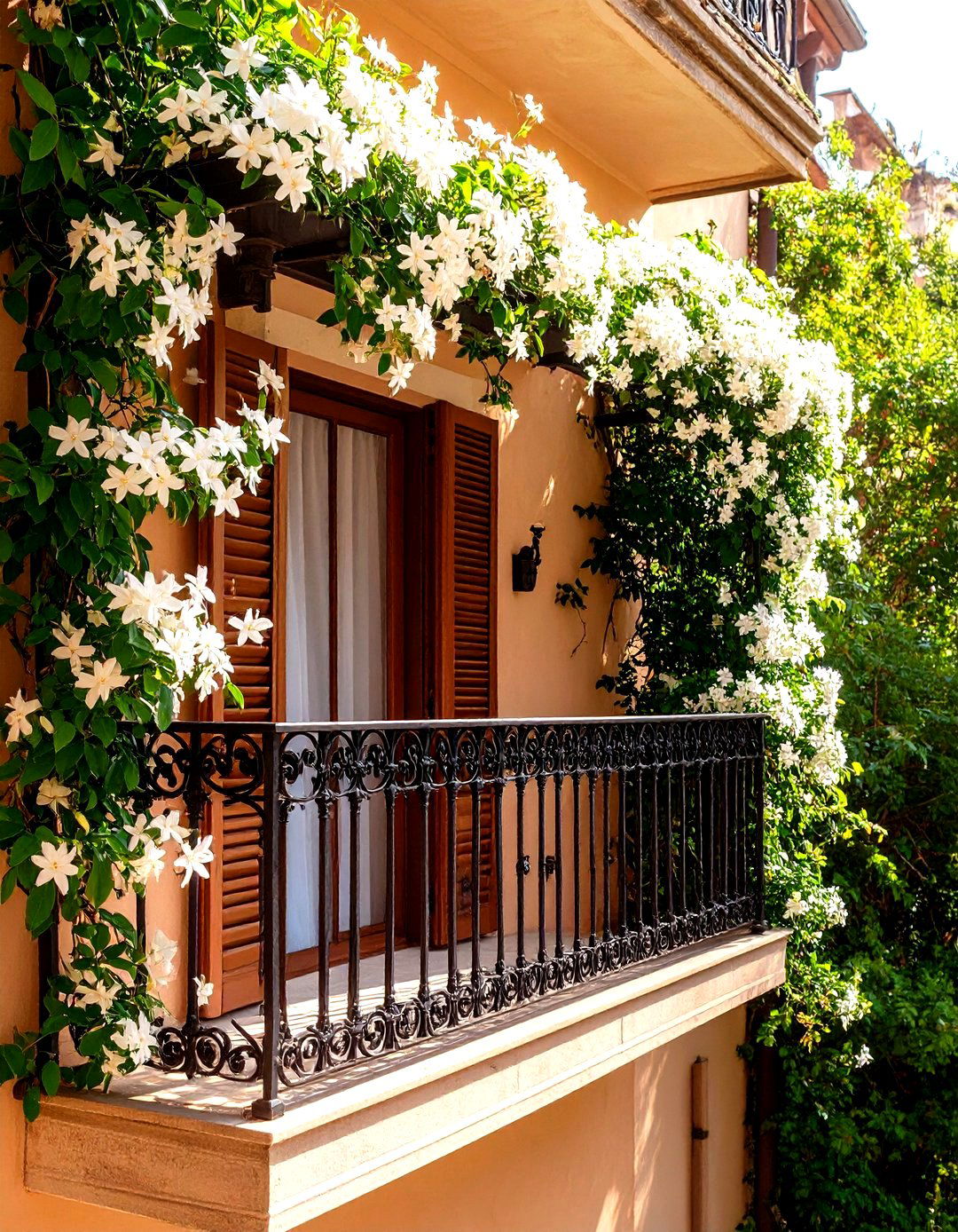 Star Jasmine Balcony Screen - 20 Flowering Plants for Balcony
