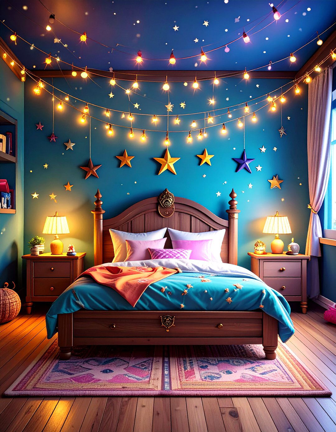 Star Lights for Pirate Bedrooms - 20 Pirate-themed Bedroom Ideas