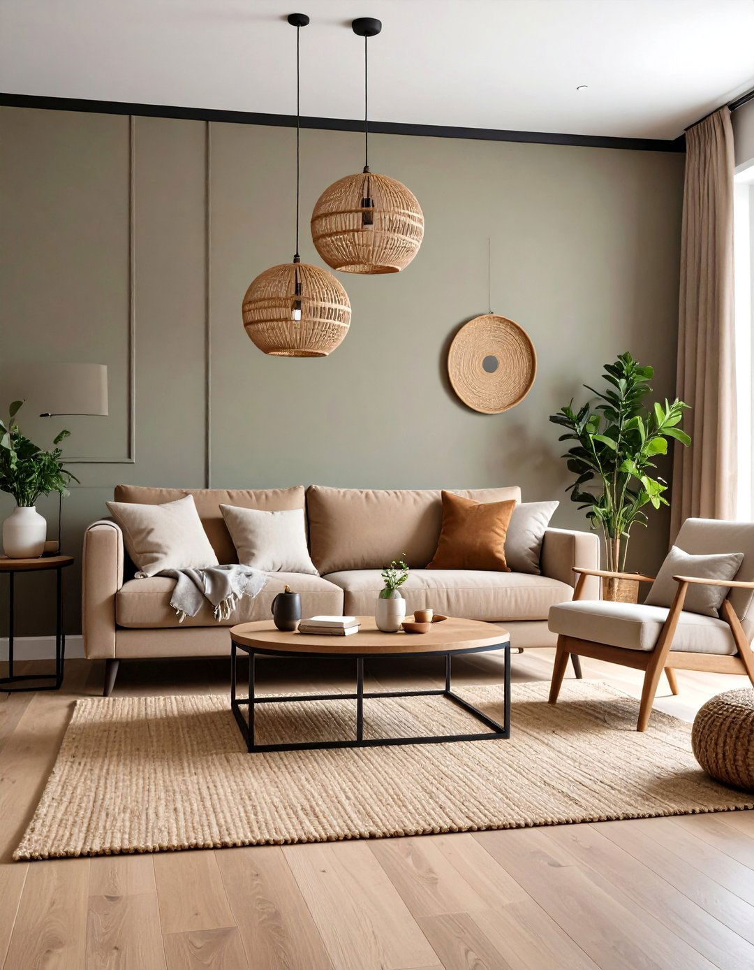 Start with a Grounded Neutral Canvas - 20 Black and Brown Living Room Ideas