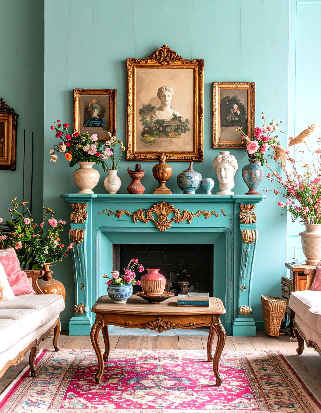 Start with a Shelf or Mantel - 20 Vintage Decor Ideas