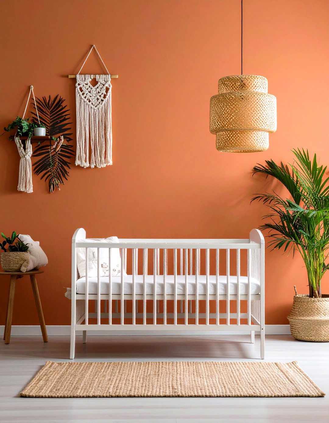 Statement Boho Accent Wall - 20 Boho Nursery Ideas
