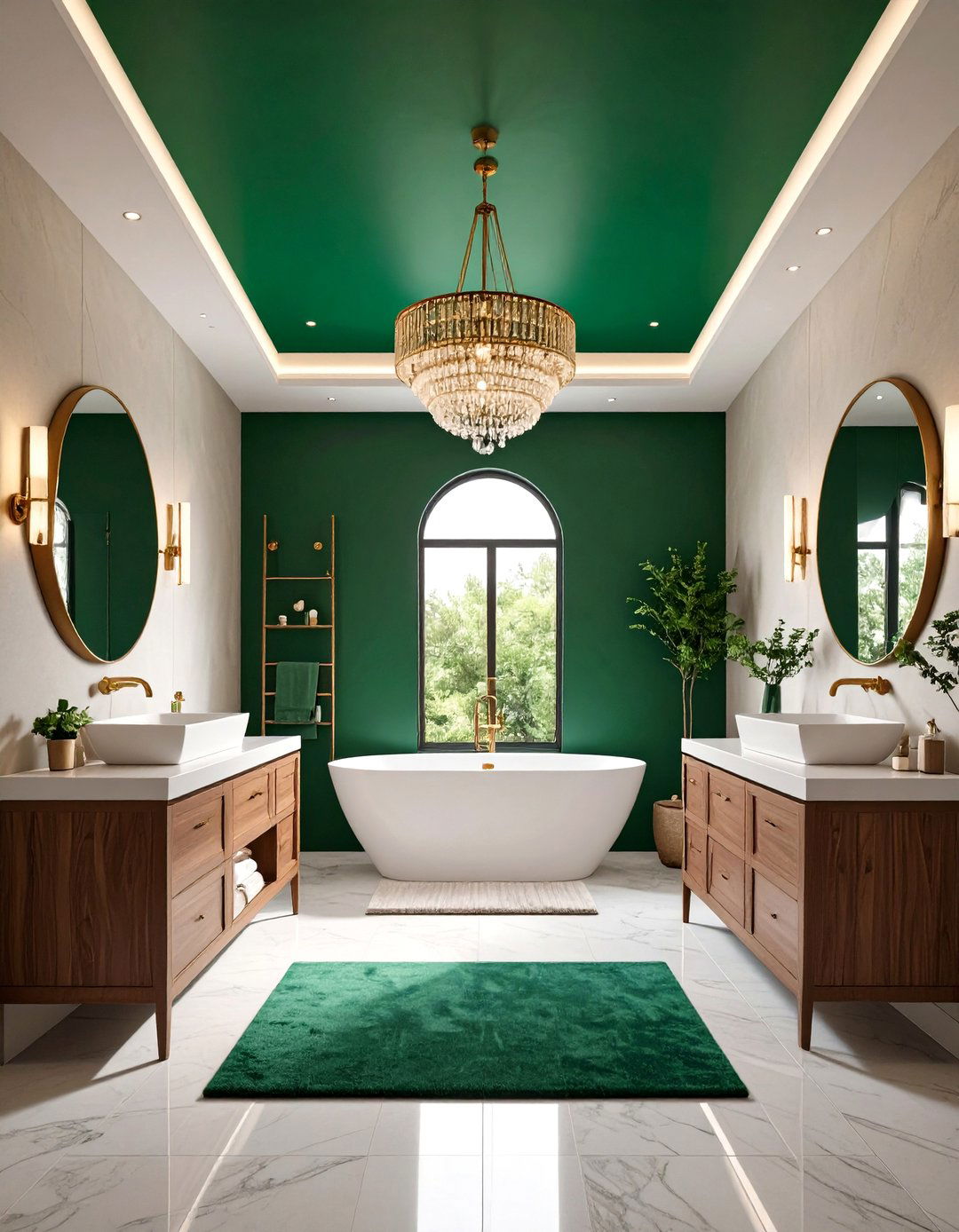 Statement Ceiling Paint for Focal Points - 20 Ceiling Paint Ideas