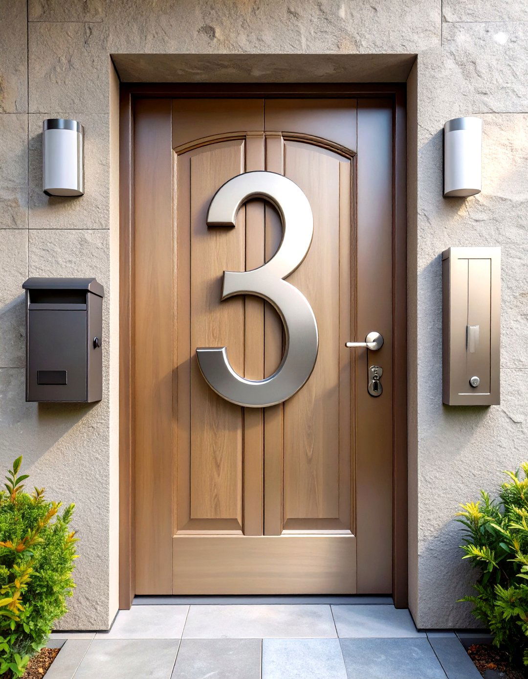 Statement House Numbers Boost Curb Appeals First Impression - 20 Curb Appeal Ideas