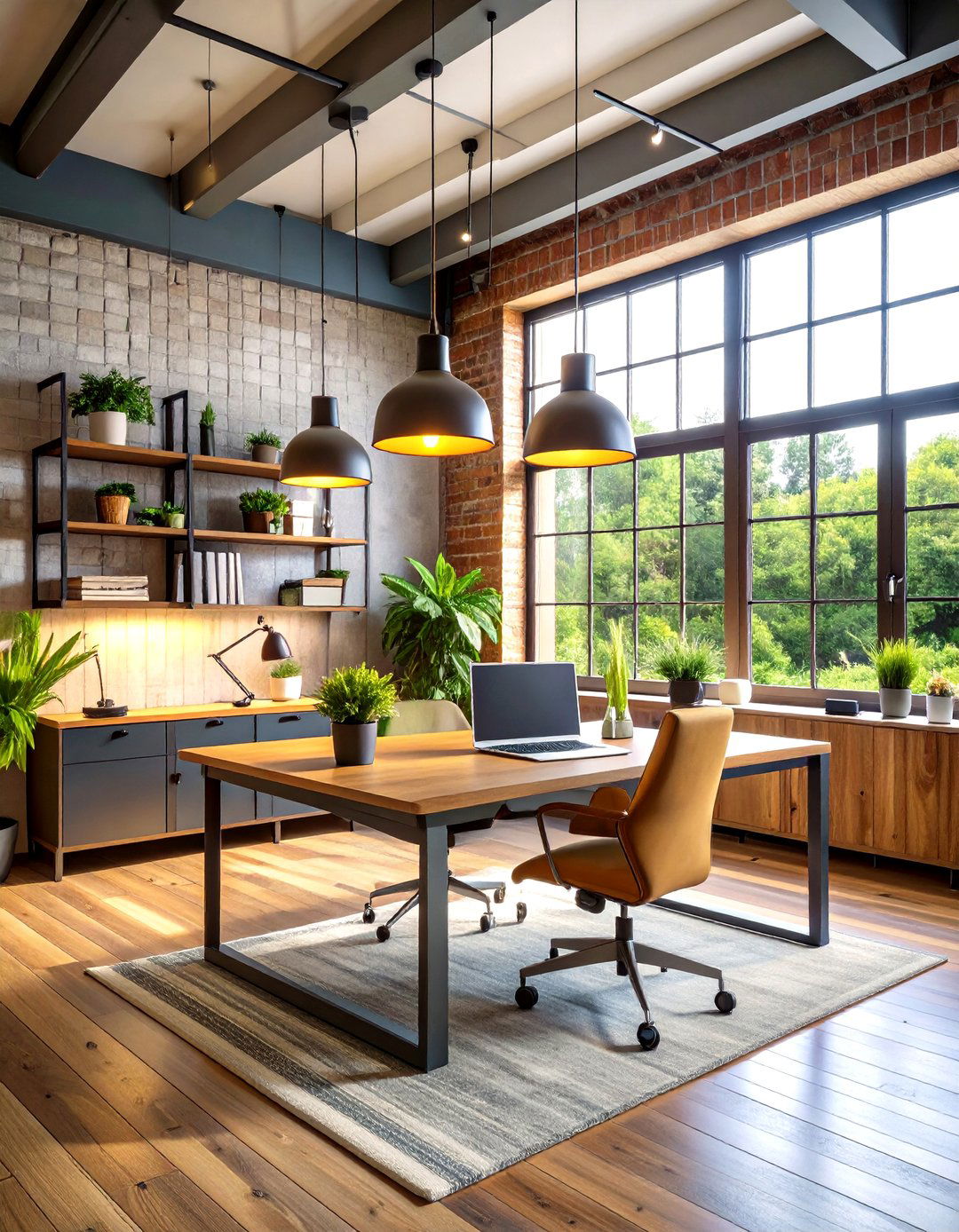 Statement Lighting Home Office Ideas for Him - 20 Home Office Ideas for Him