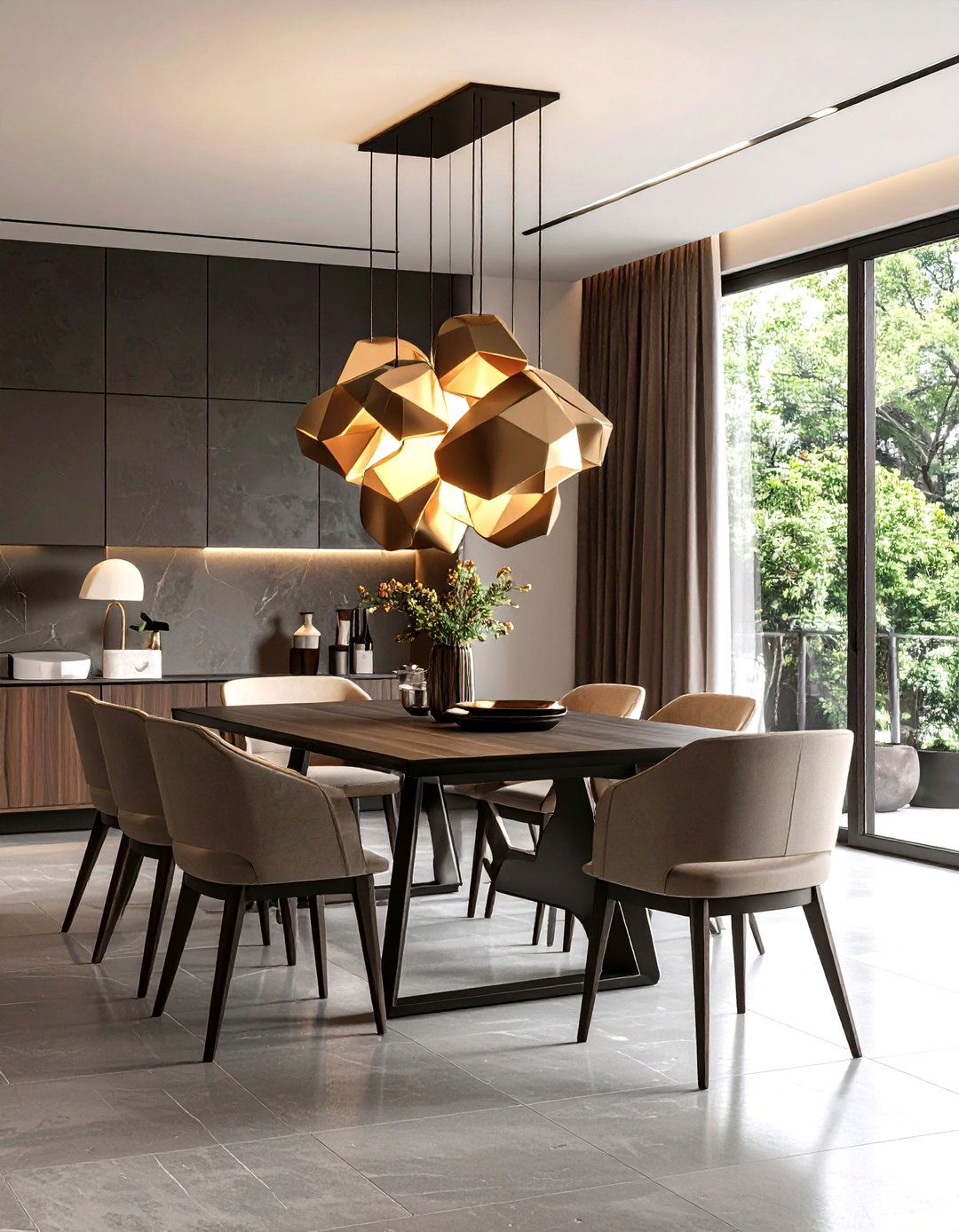Statement Lighting Modern Dining Room Focus - 20 Modern Dining Room Ideas