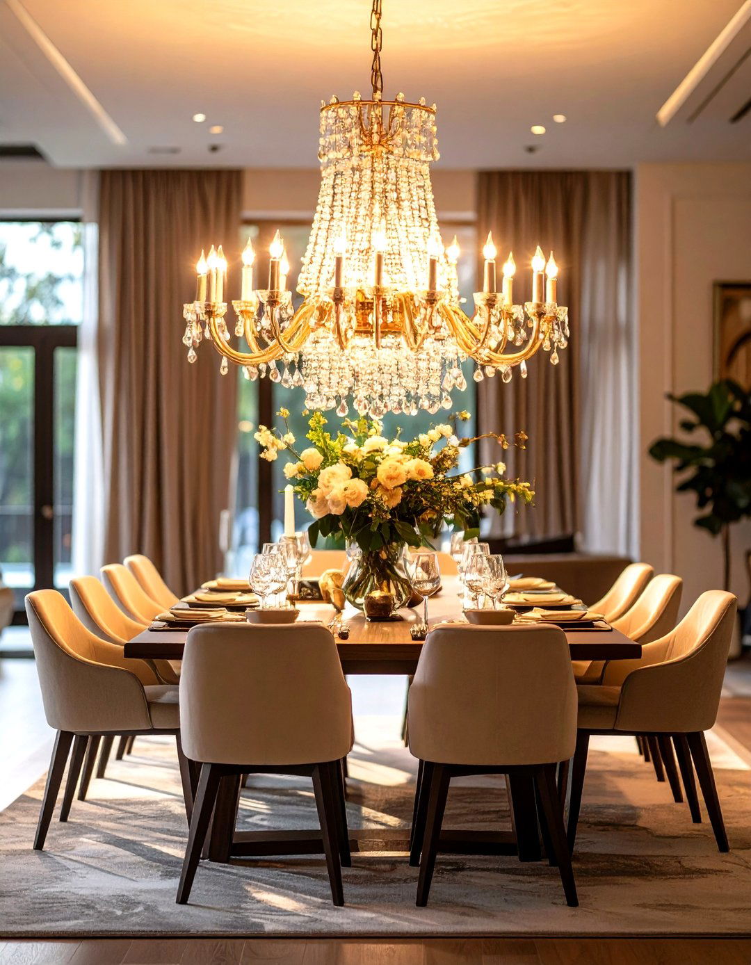 Statement Lighting Parisian Dining Room - 20 Parisian Dining Room Ideas