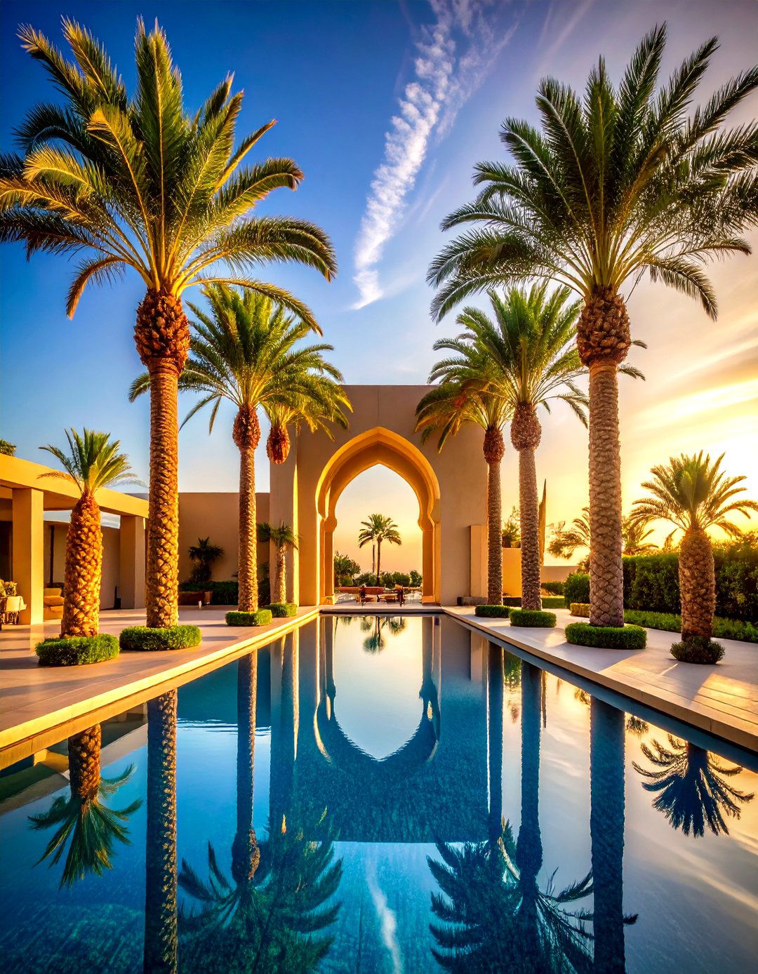 Statement Palm Trees - 20 Tropical Pool Landscaping Ideas