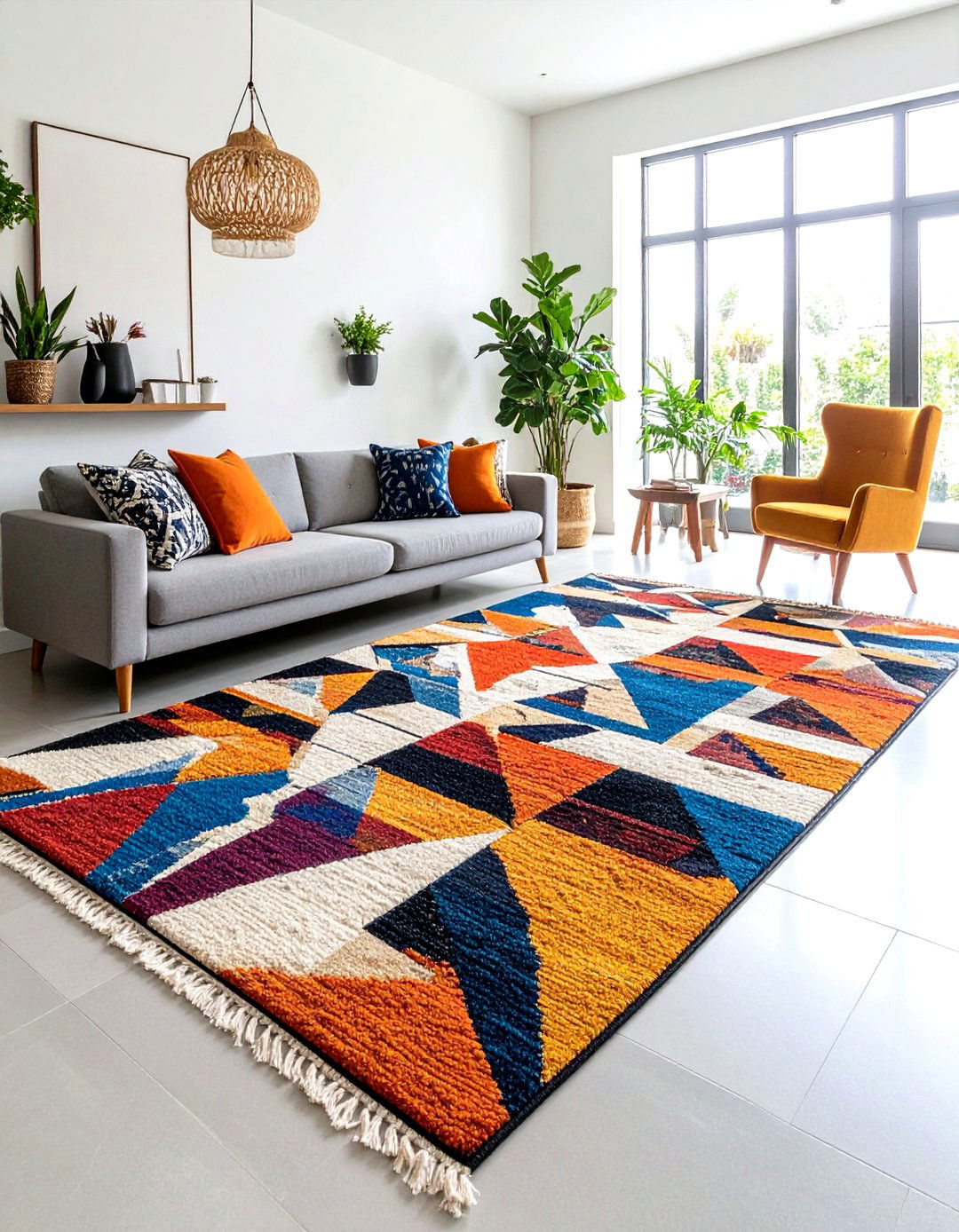 Statement Rugs - 20 Small Salon Interior Design Ideas