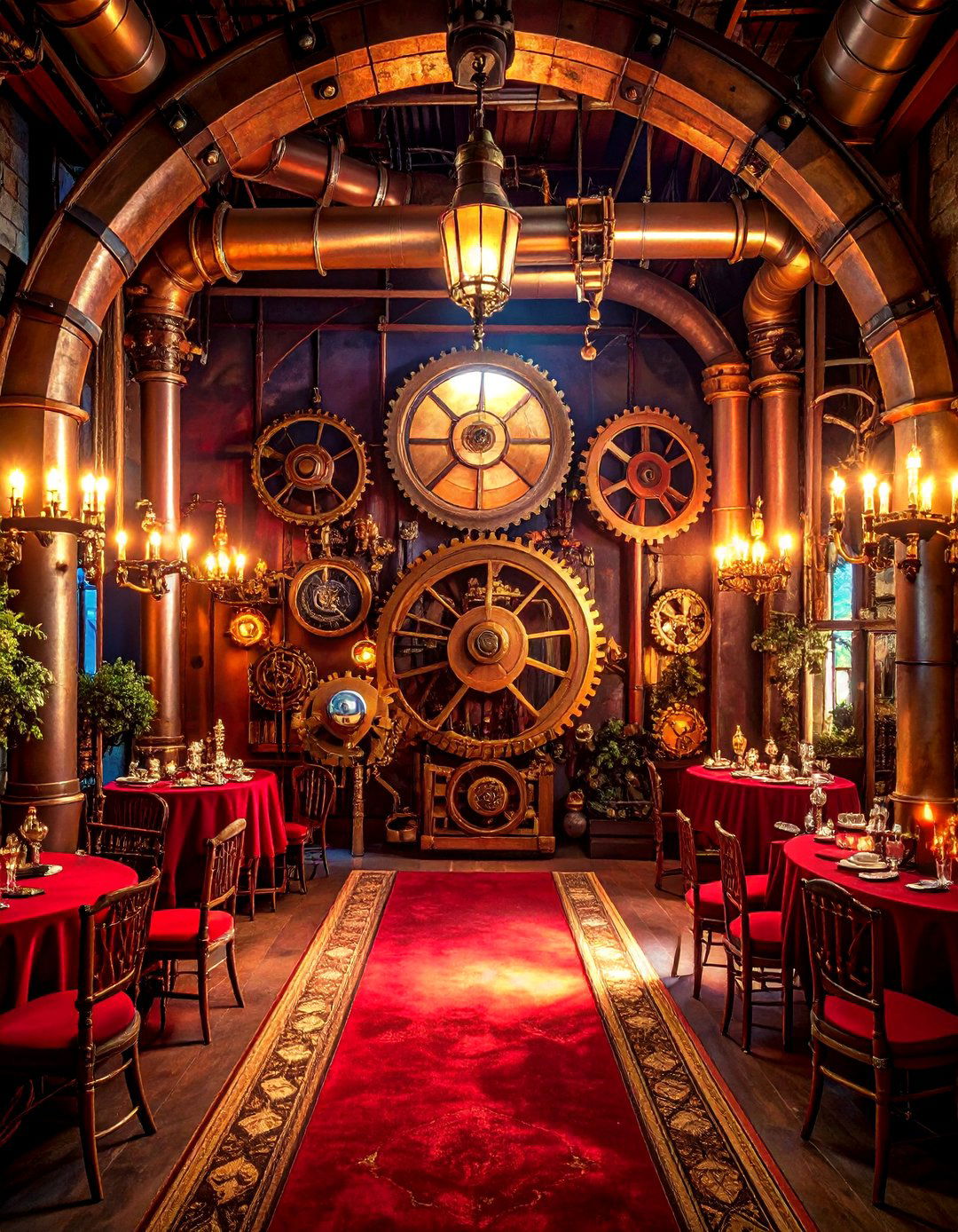 Steampunk Red and Black Wedding Adventure - 20 Red and Black Wedding Ideas
