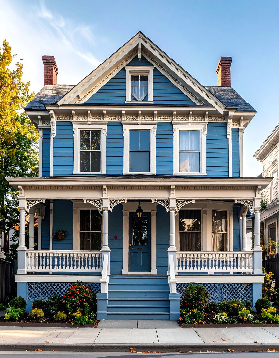 Steel Blue Victorian House Color - 20 blue victorian house colors
