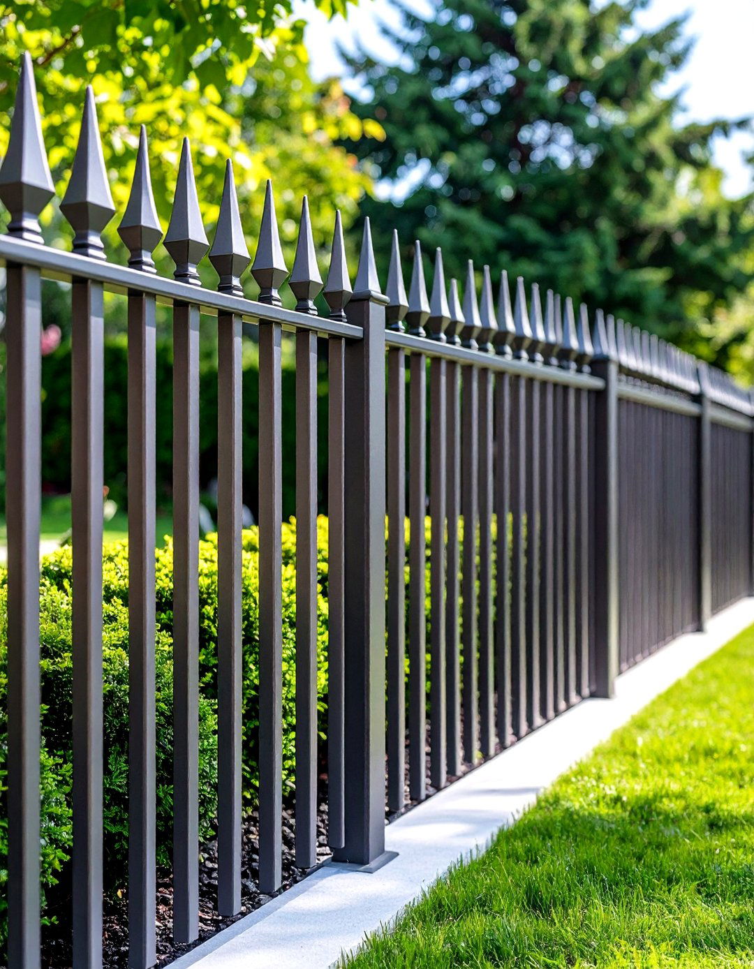 Steel Fence - 20 Small Garden Fence Ideas