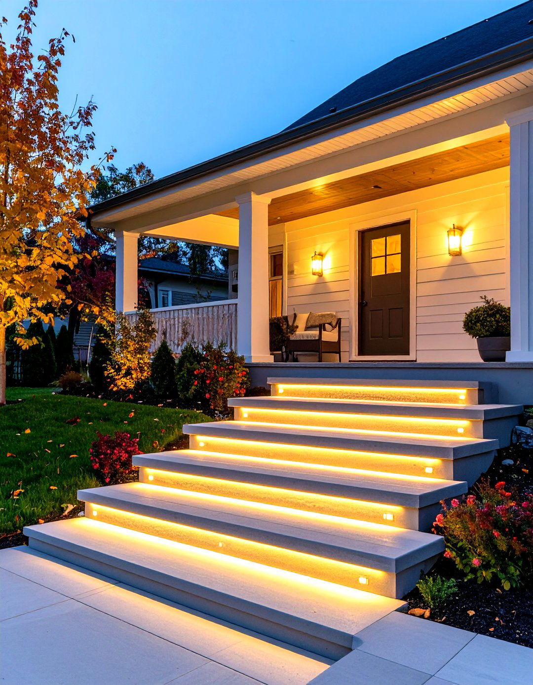 Step Lights - 20 Veranda Ideas