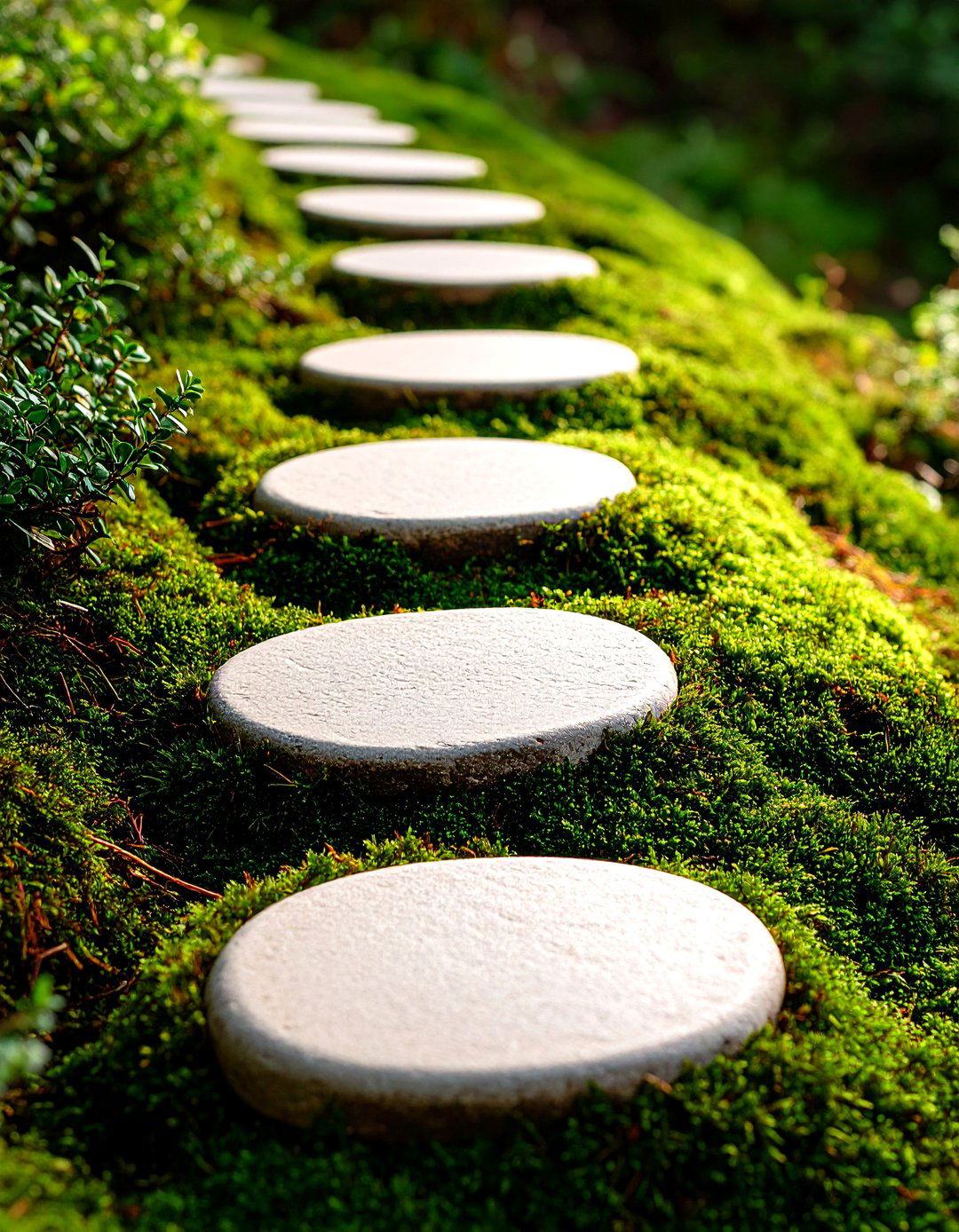 Stepping Stone Path - 20 Sloped Walkway Ideas
