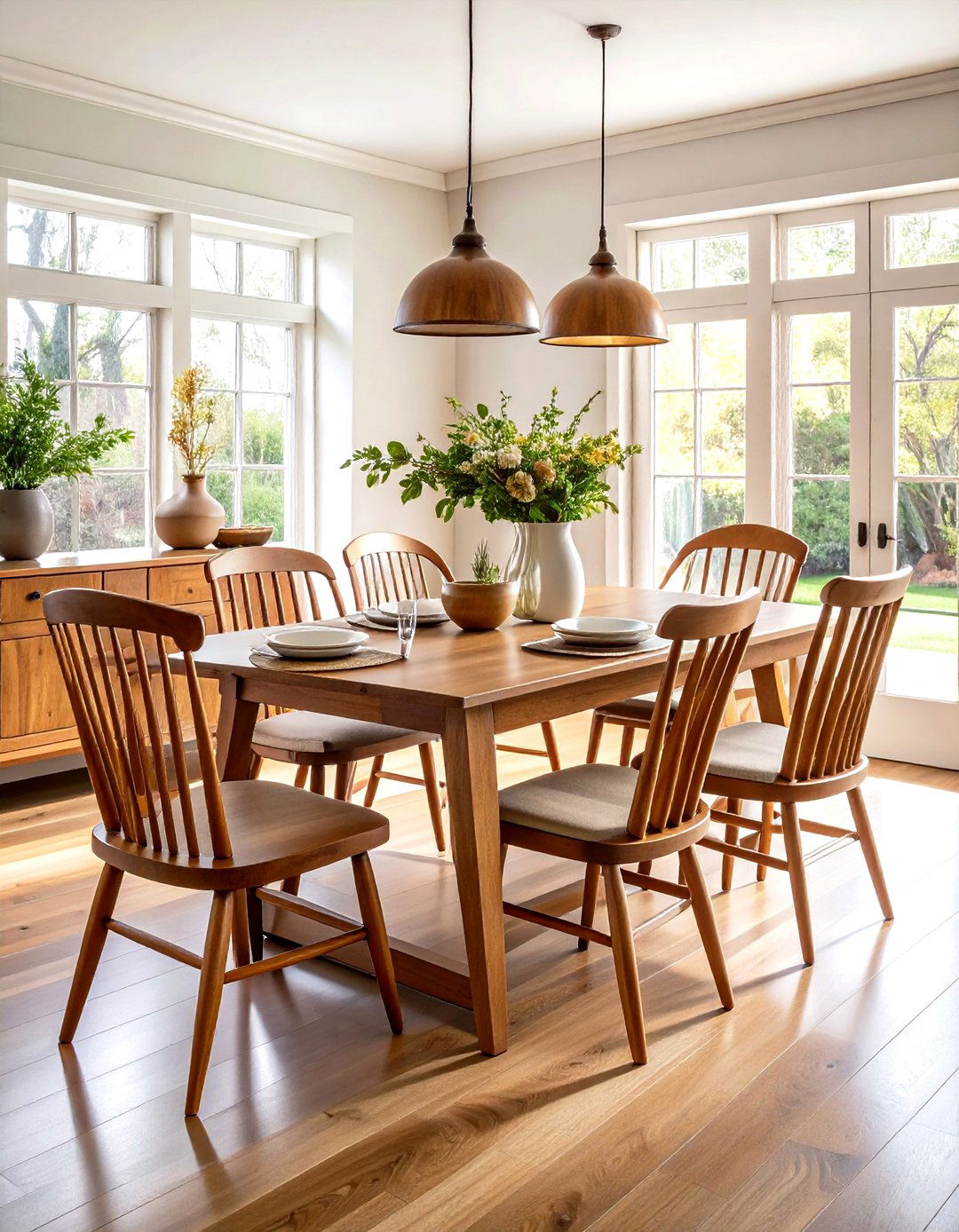 Stickley Inspired Chairs Elevate Craftsman Dining Room Seating - 20 Craftsman Dining Room Ideas