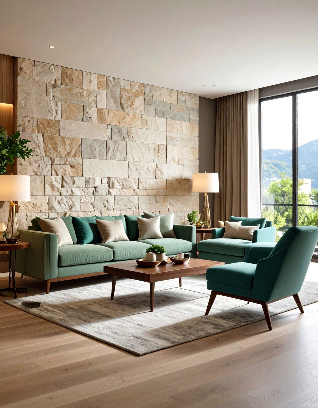 Stone Cladding Accent Wall - 20 Stone Wall Ideas