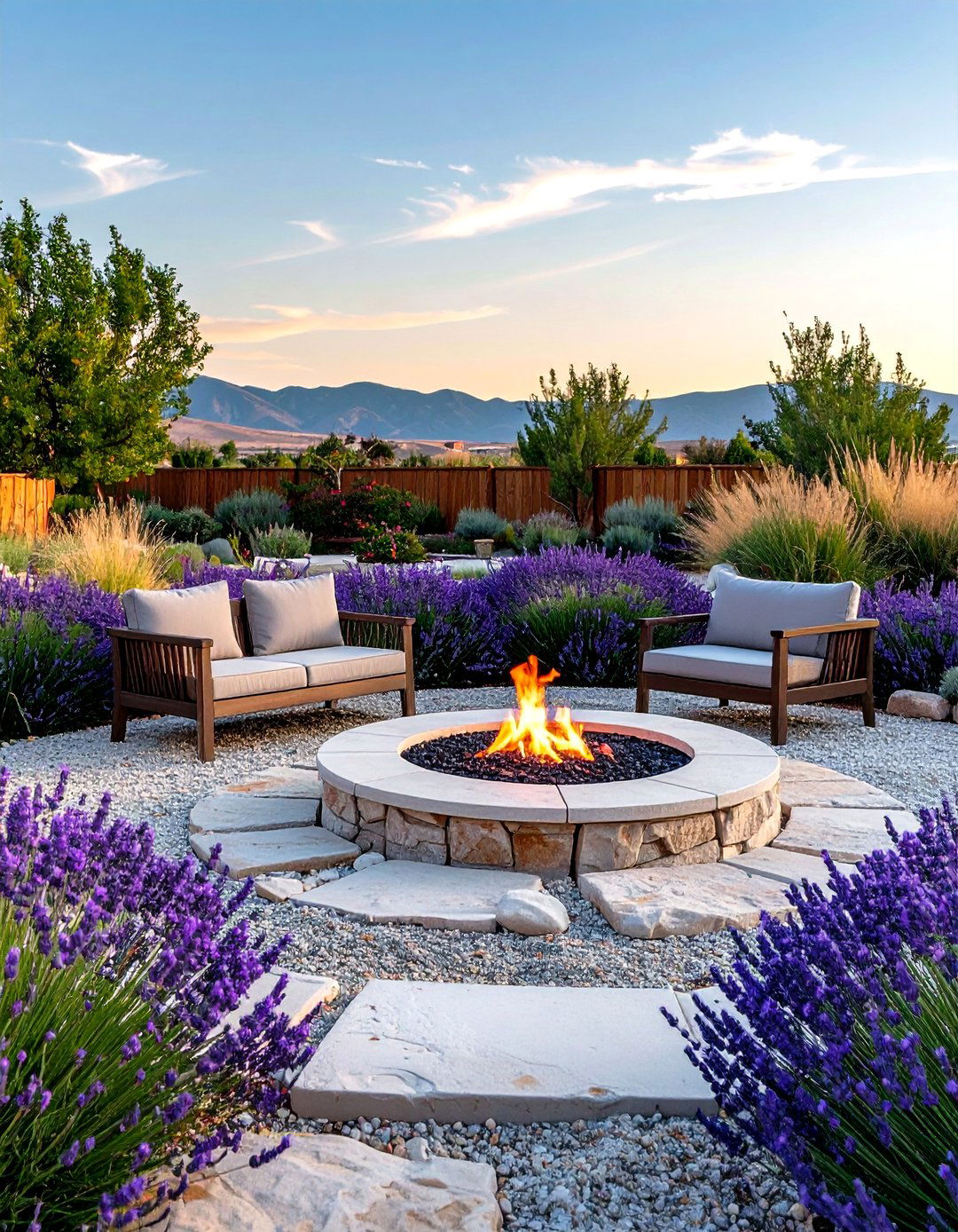Stone Fire Pit Circle - 20 Stone Garden Ideas
